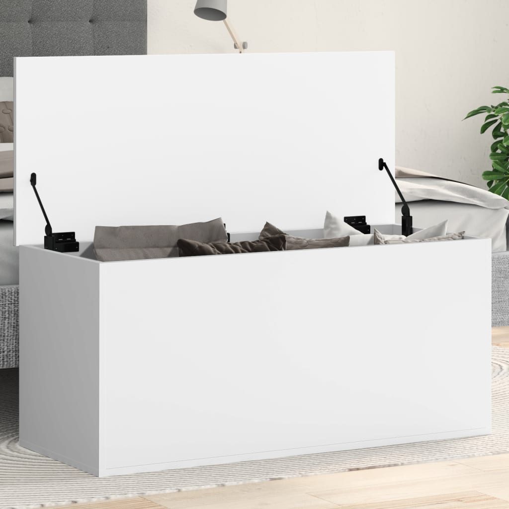 vidaXL Truhe 100 x 42 x 46 cm Holzkiste Box Truhe Lagerkiste Aufbewahrungsbox mit D