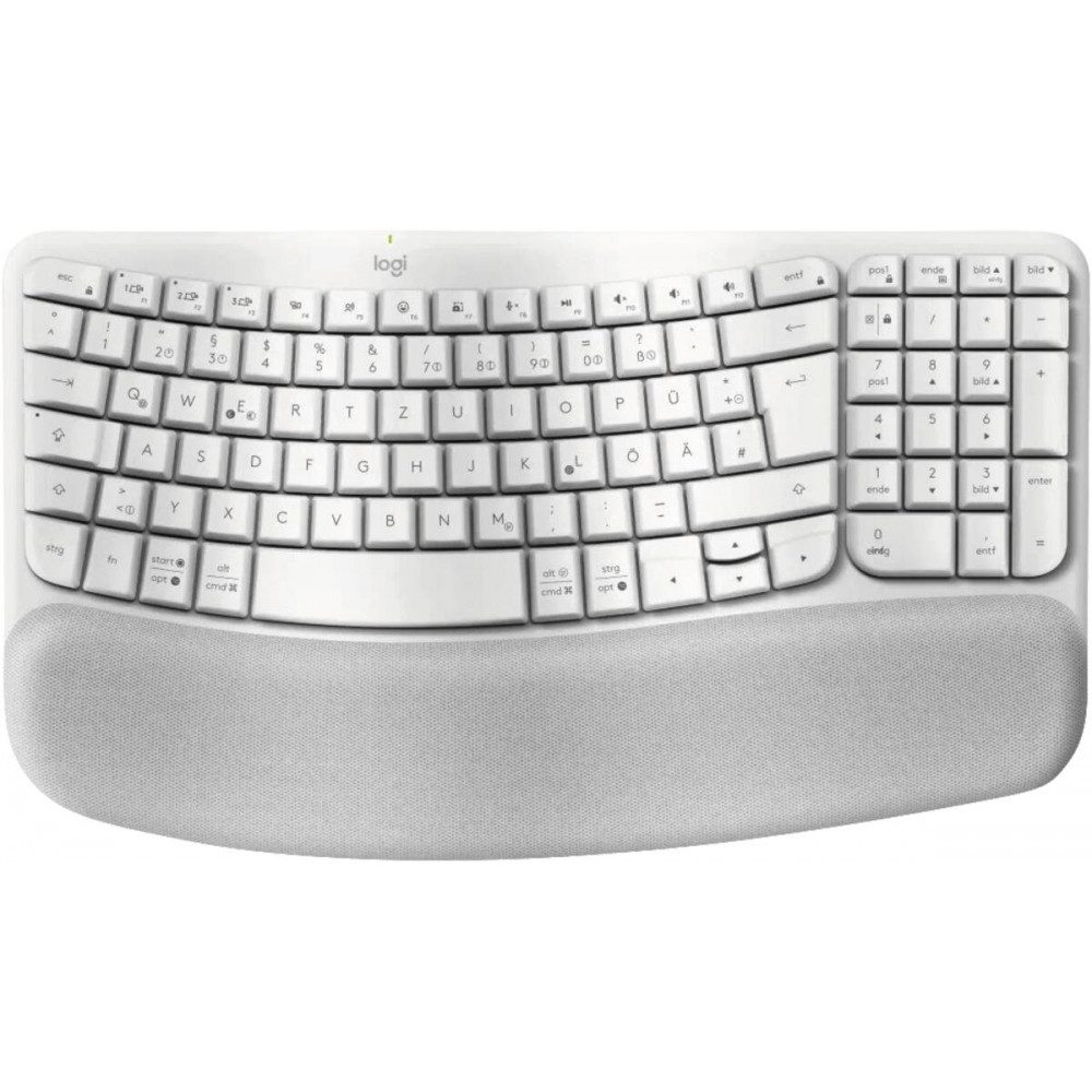 Logitech Wave Keys - Office Tastatur - Off-White ergonomische Tastatur