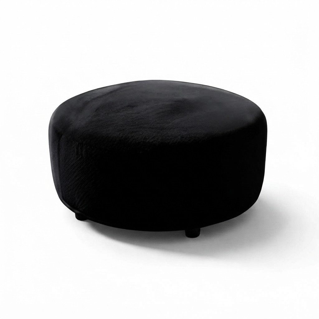 Xlmoebel Fußhocker Runder Pouf Hocker Beistellhocker Polsterhocker Sitzhocker (Hocker, 1 St., Hocker), Made in Europa