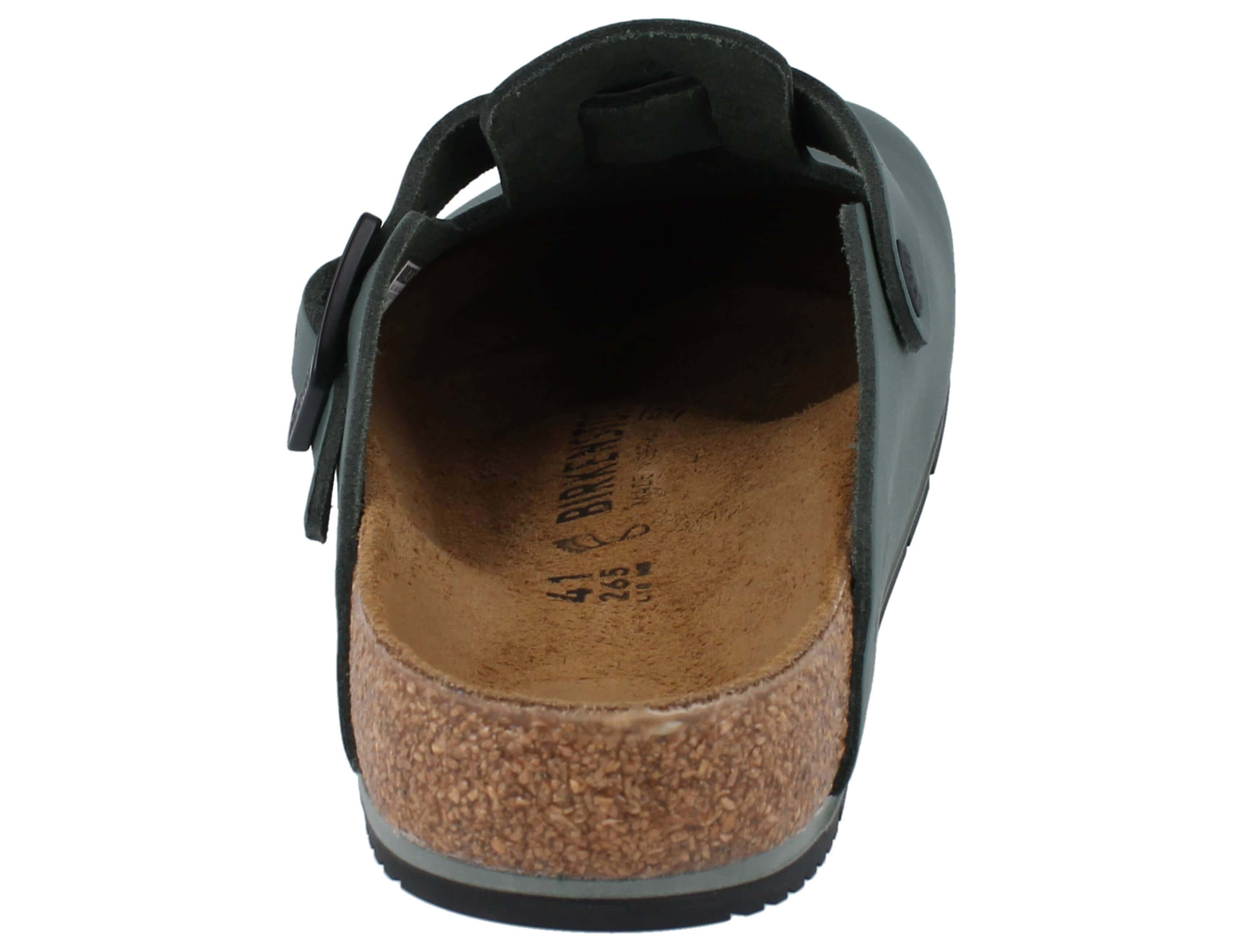 Birkenstock BIRKENSTOCK Boston Pro Herren Clogs grün normale Weite - Größe: 42 Clog