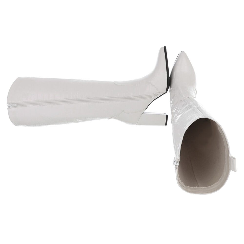 Ital-Design Damen Elegant High-Heel-Stiefel (91154712) Blockabsatz Stiefel günstig online kaufen