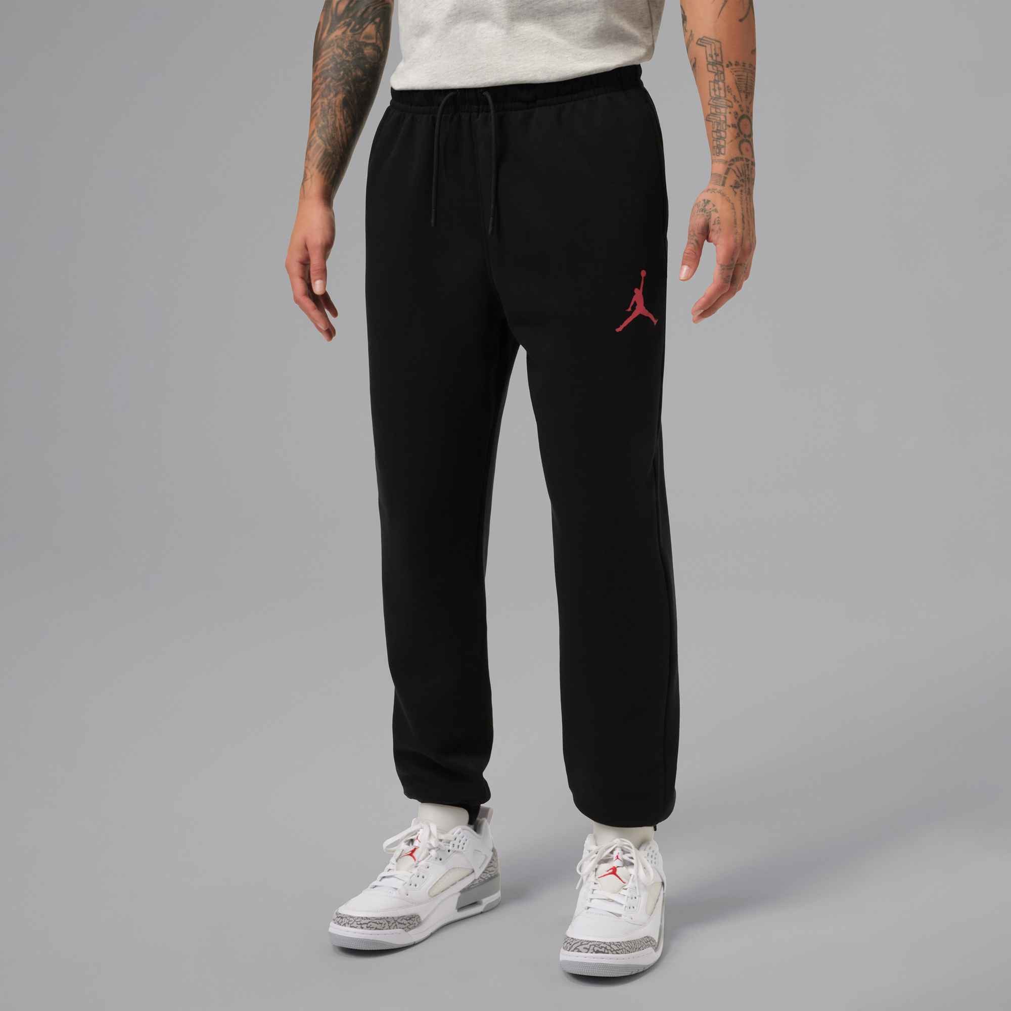 Jordan Trainingshose M J JUMPMAN FLC PANT 2 aus leichtem Fleece, mit weicher Innenseite, atmungsaktiv