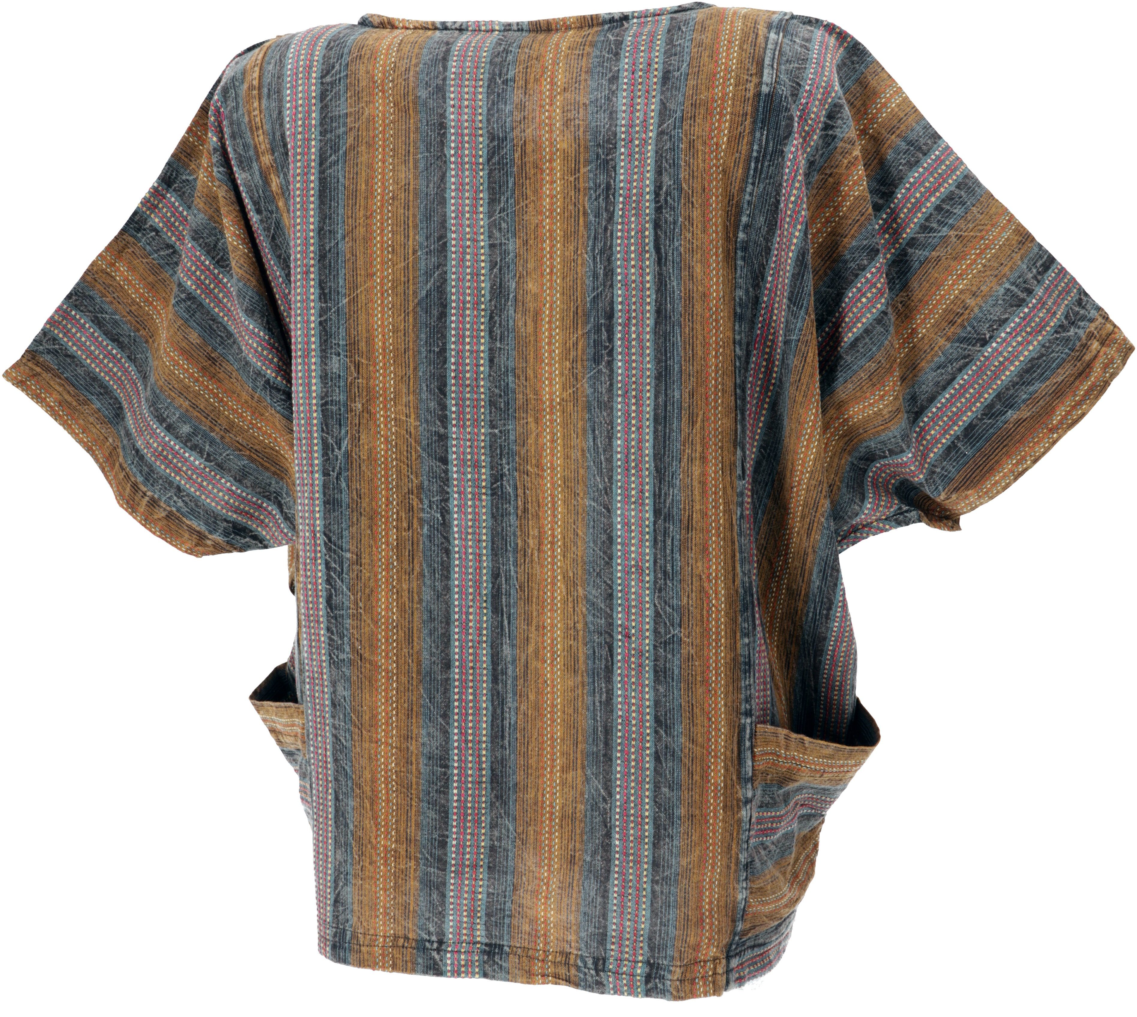 Guru-Shop Longbluse Weites Boho Blusentop mit günstig online kaufen