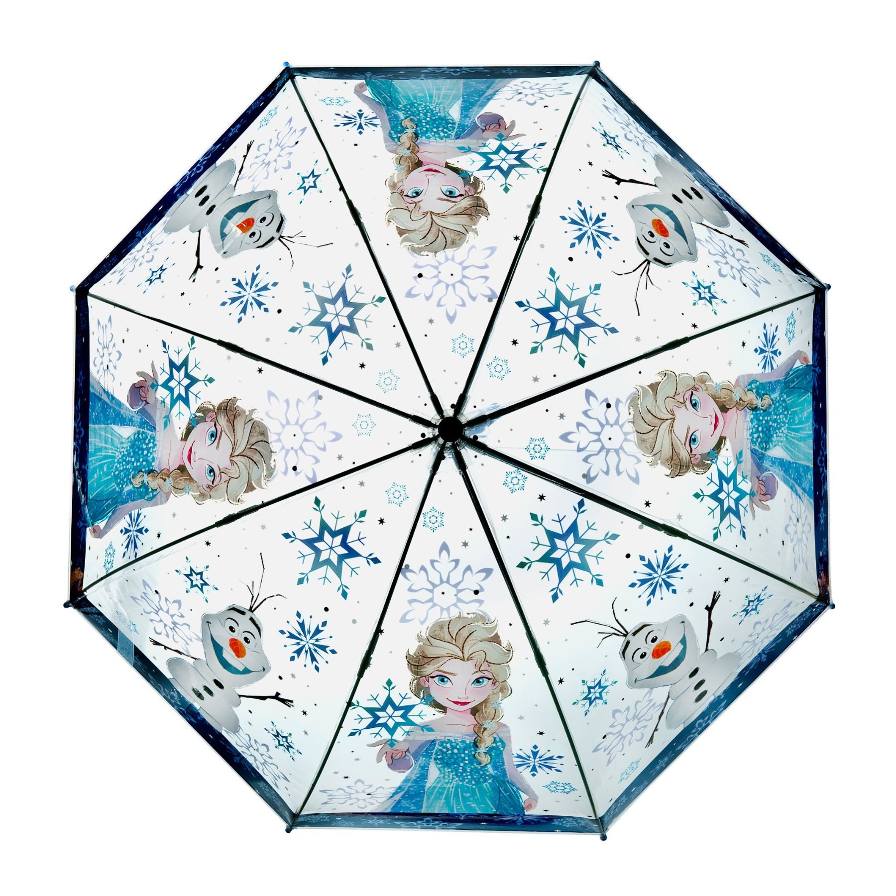 Disney Langregenschirm 69 cm Regenschirm transparent Kinder Schirm für Regen Alltag