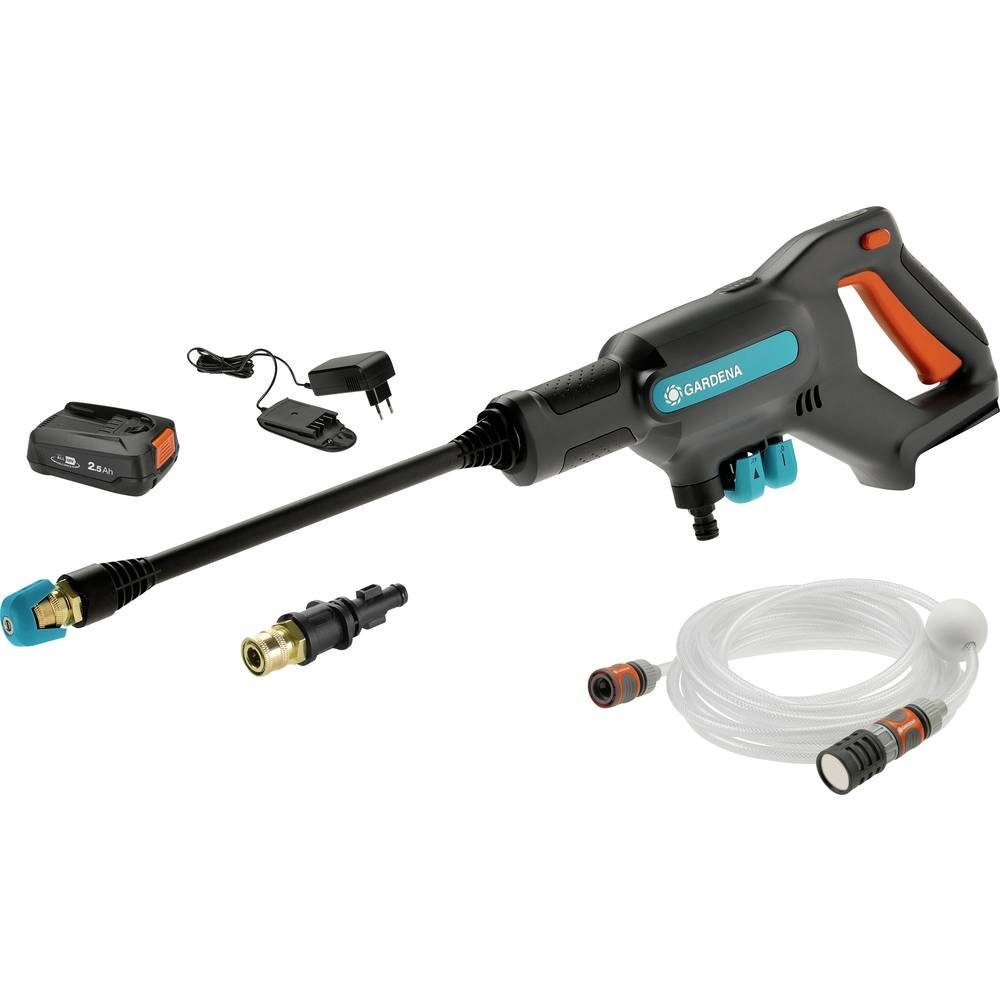 GARDENA Hochdruckreiniger Akku-Mitteldruckreiniger AquaClean 24/18 POWER FOR ALL 14800-20, inkl. Akku
