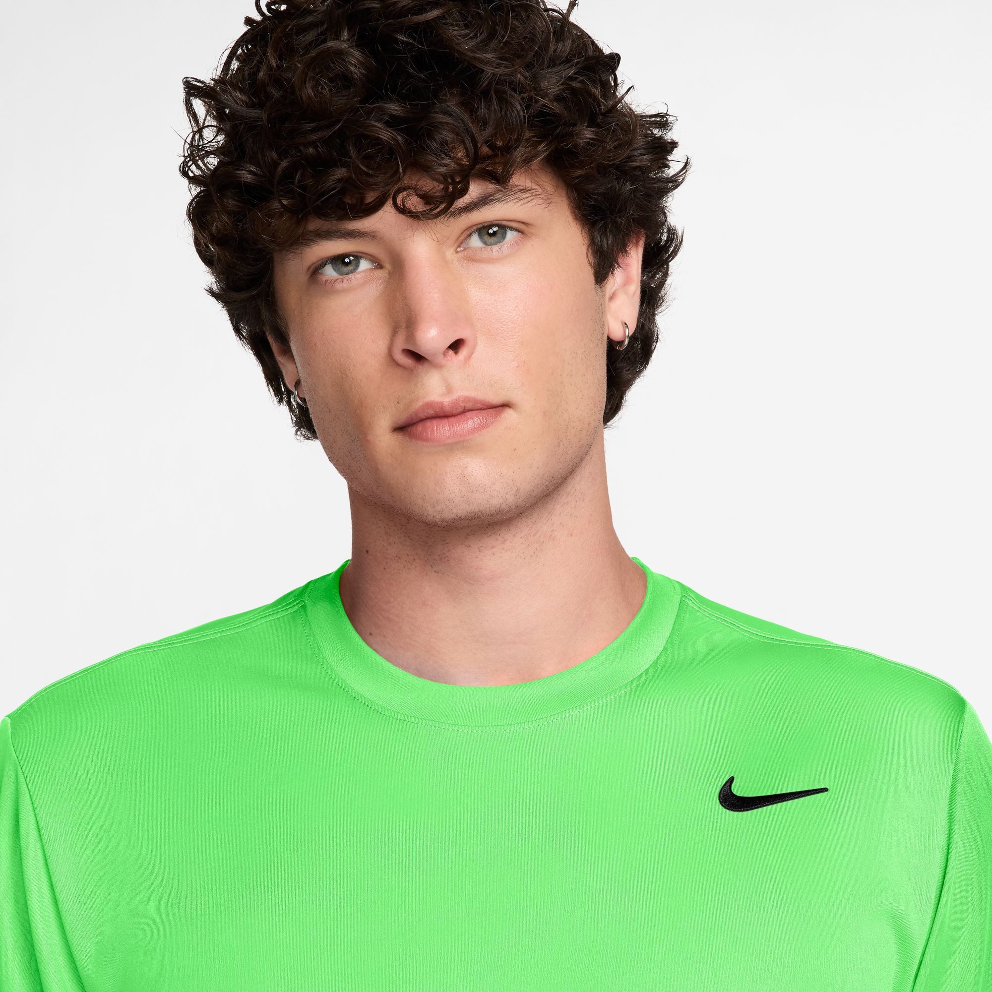 Nike T-Shirt M NK DF TEE STD FLEX mit Kapuze, aus angerauter Sweatware, in normaler Länge