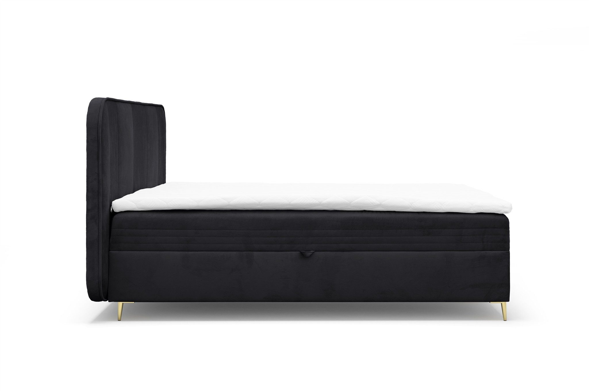 Fun Möbel Boxbett Schlafzimmerbett ALIZE Stoff Fresh, inkl. Bettkasten und Topper