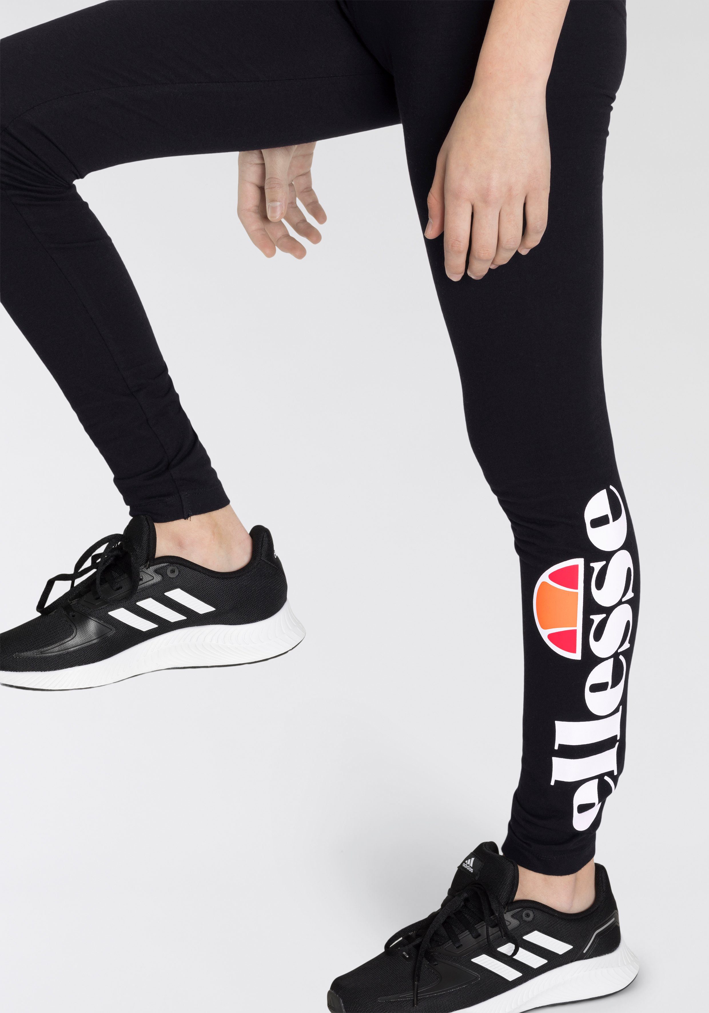 Ellesse Leggings FABI mit Logodruck, aus Baumwolle und Elasthan