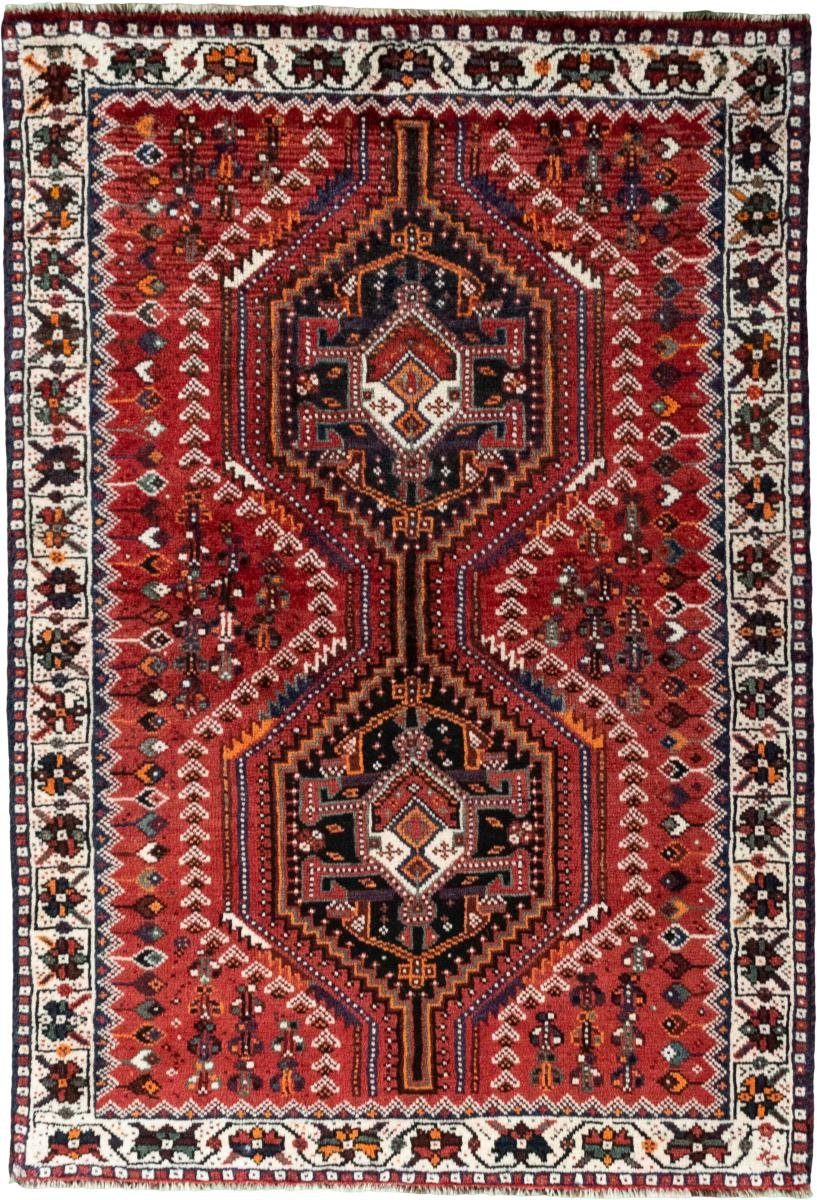 Trading, Nain Shiraz rechteckig, 10 Handgeknüpfter / 114x163 mm Perserteppich, Höhe: Orientteppich Orientteppich