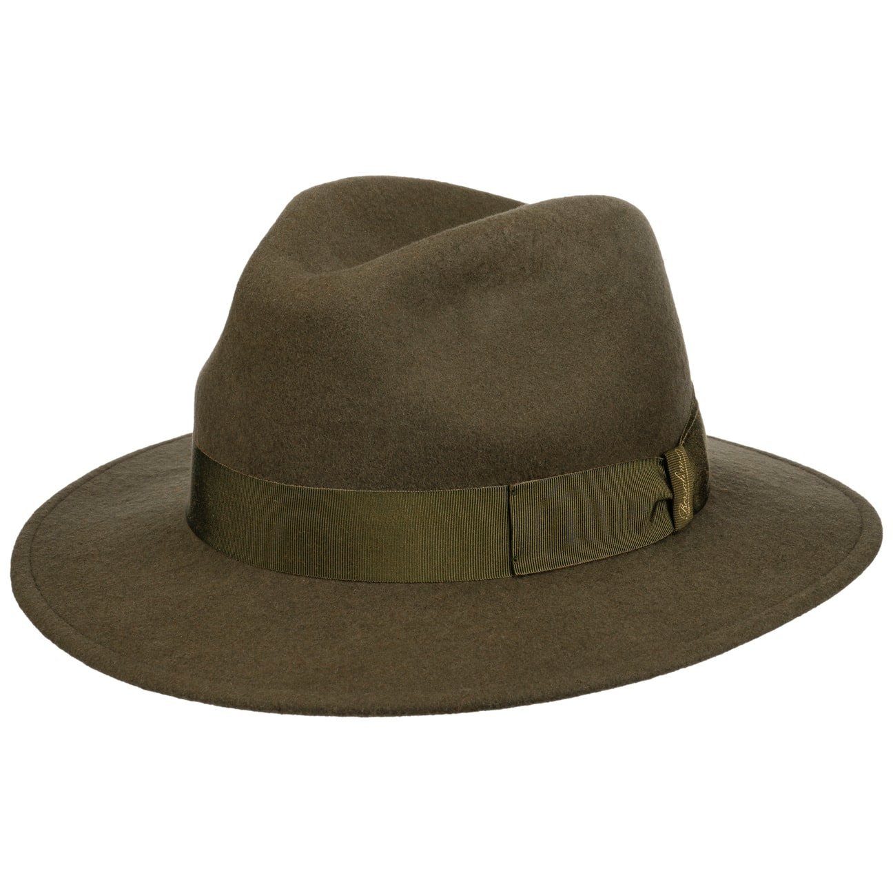 Borsalino Filzhut (1-St) Wollfilzhut mit Ripsband, Made in Italy