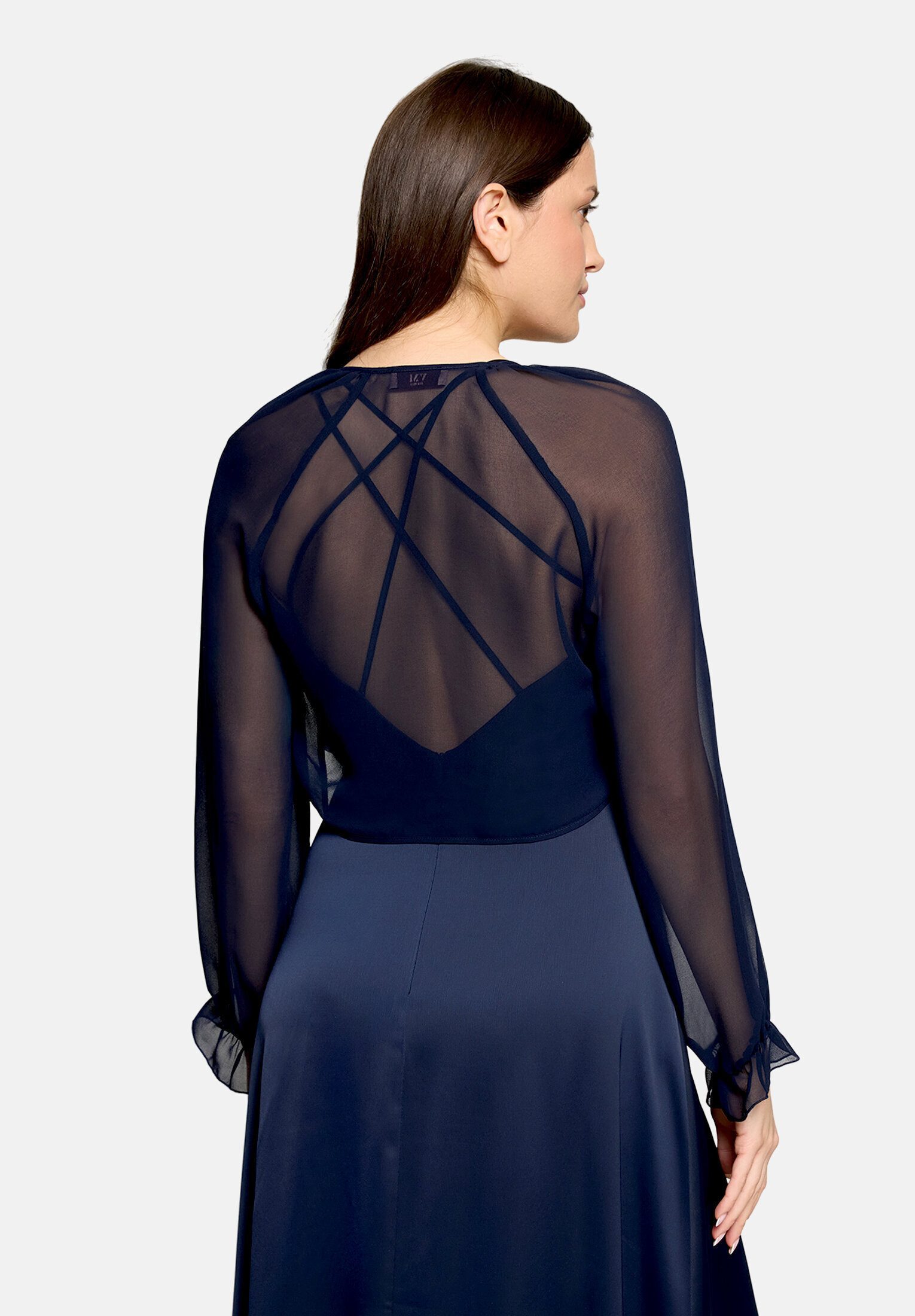 Vera Mont Bolerojacke Damen mit gekräuseltem Ausschnitt