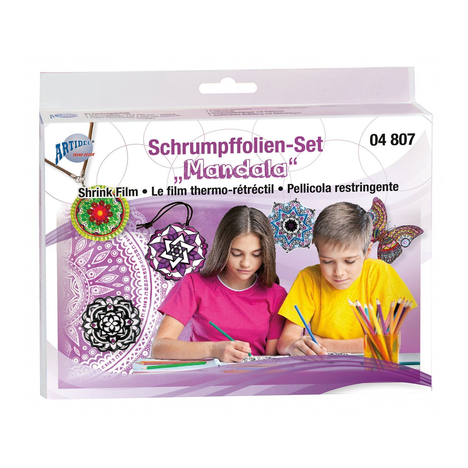 Selva Technik 3D-Puzzle Schrumpffolien-Set Mandala, Puzzleteile