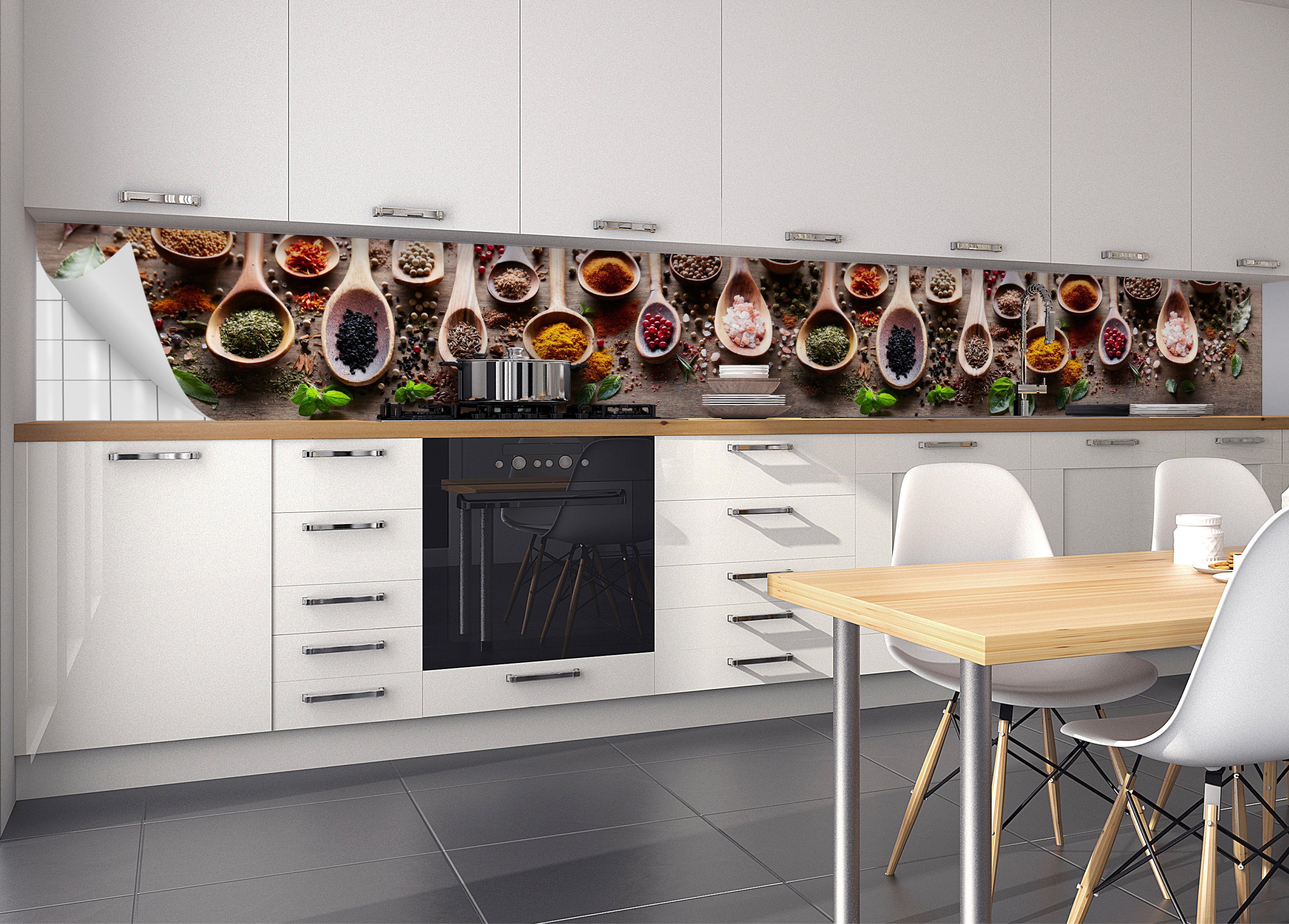 MySpotti Küchenrückwand »fixy Spicy Kitchen«, selbstklebende und flexible Küchenrückwand-Folie-HomeTrends