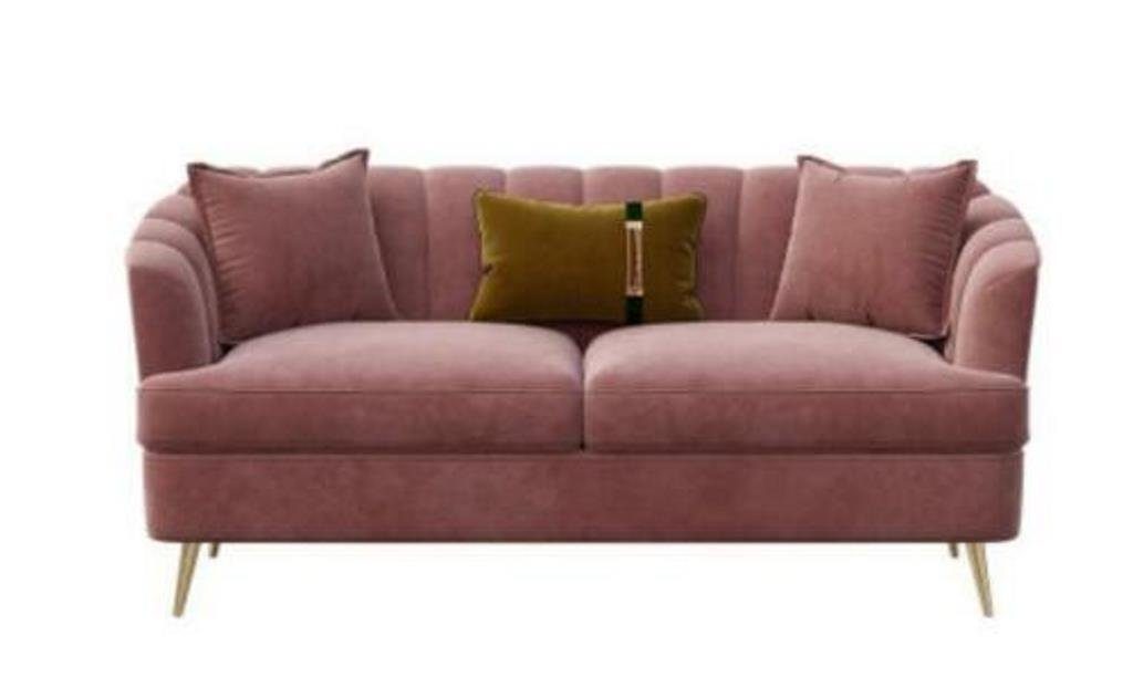 JVmoebel Wohnzimmer-Set Sofagarnitur (2-St., Lounge Design 3+1 Sitz Sitzer/Sessel) Samt Sitzer Möbel, Couch 3 Sofas