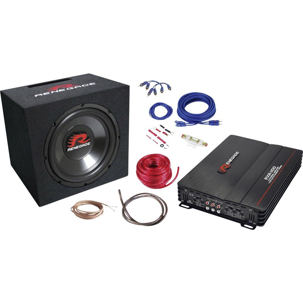 Renegade Renegade RBK1100XL Car-HiFi-Set Auto-Subwoofer