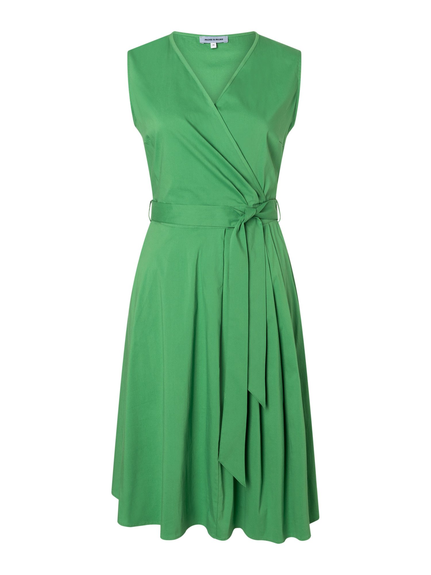 MORE&MORE Blusenkleid raffiniertes Midikleid, Wickeloptik