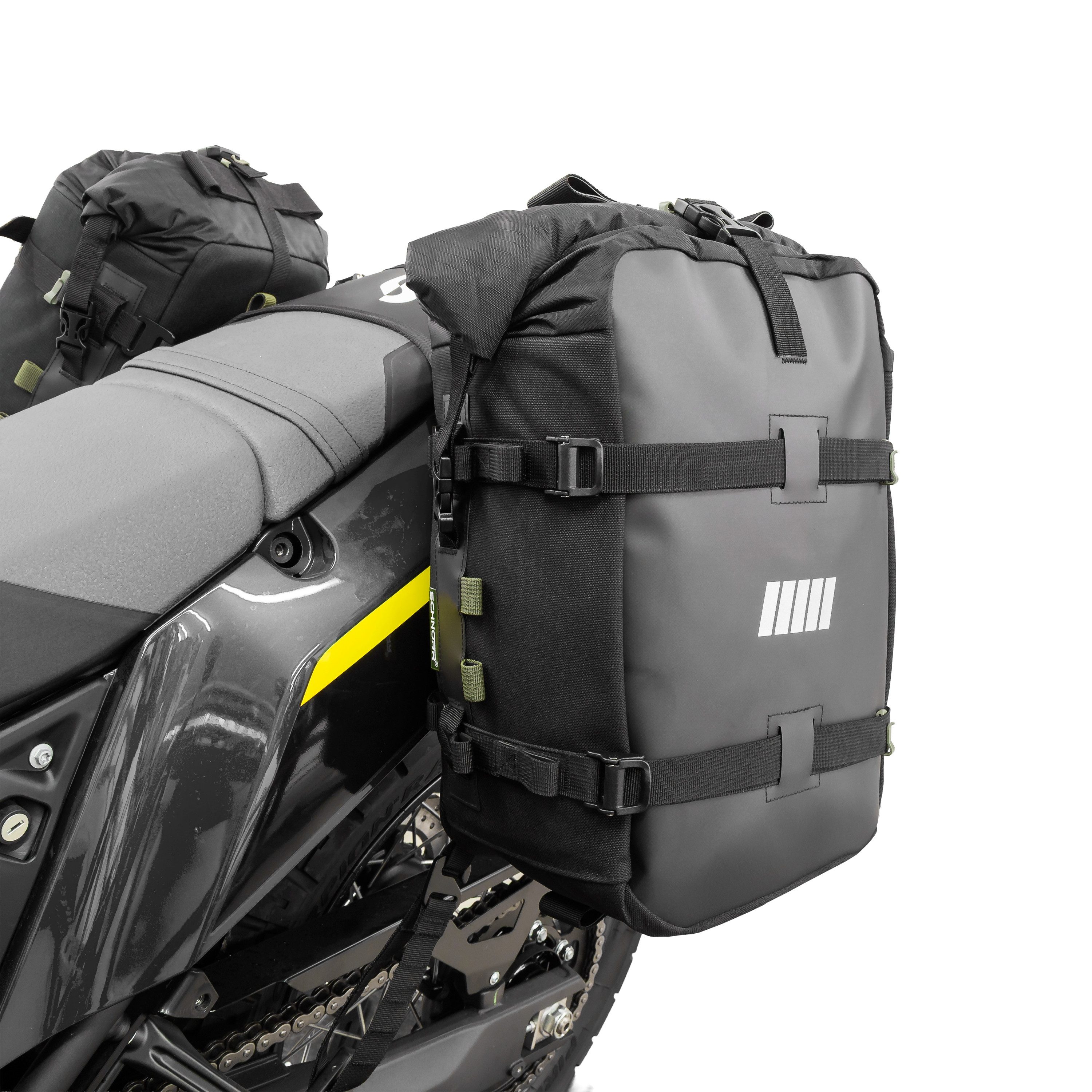 SCHNORR Gepäckträgertasche Motorrad Seitentasche / Hecktasche - 18?L - robust, modular