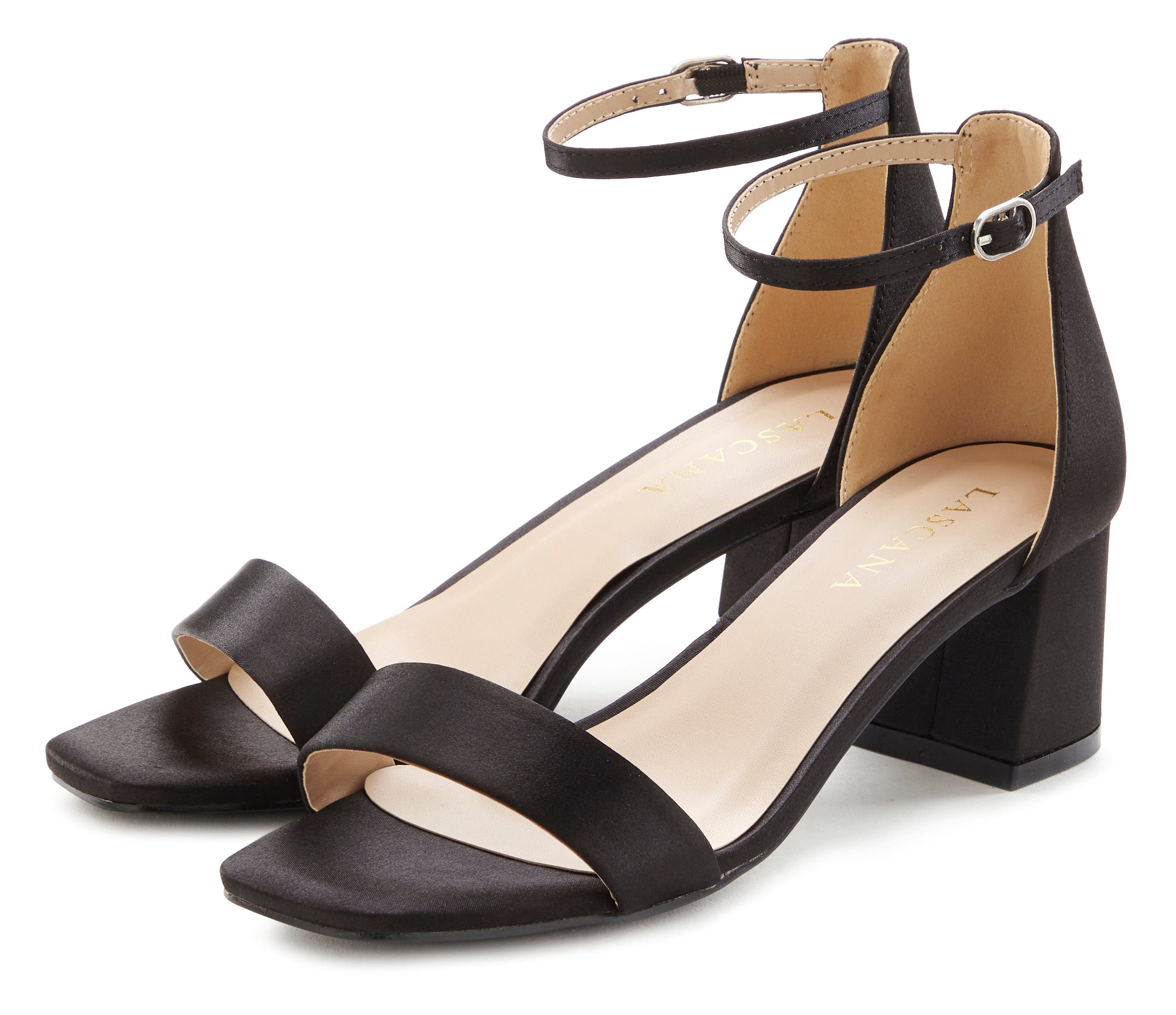LASCANA Sommerschuh Sandalette mit Blockabsatz, Sandale, günstig online kaufen