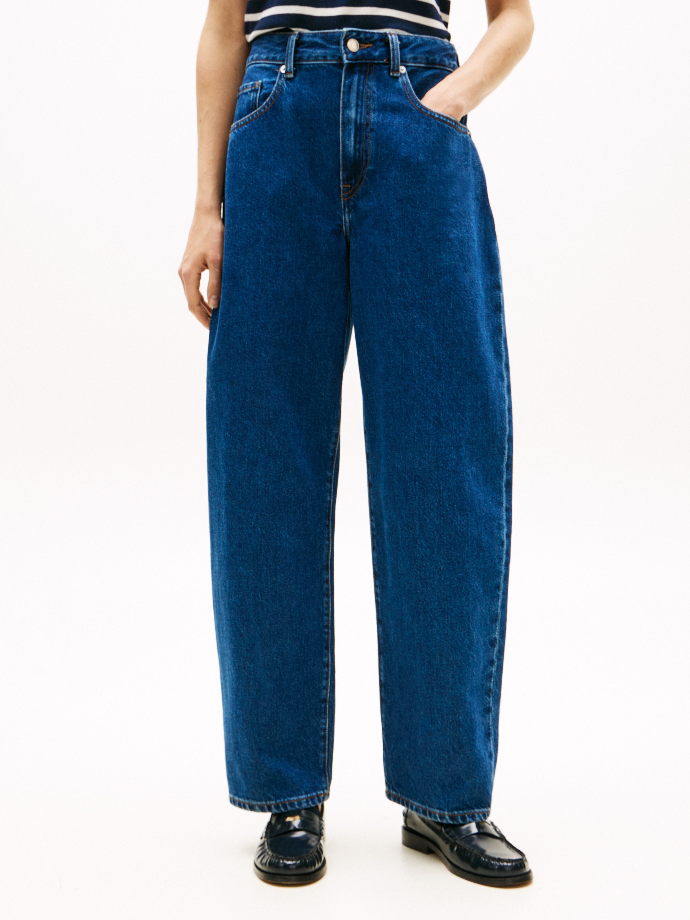 Tommy Hilfiger Weite Jeans mit 5-Pocket-Design günstig online kaufen