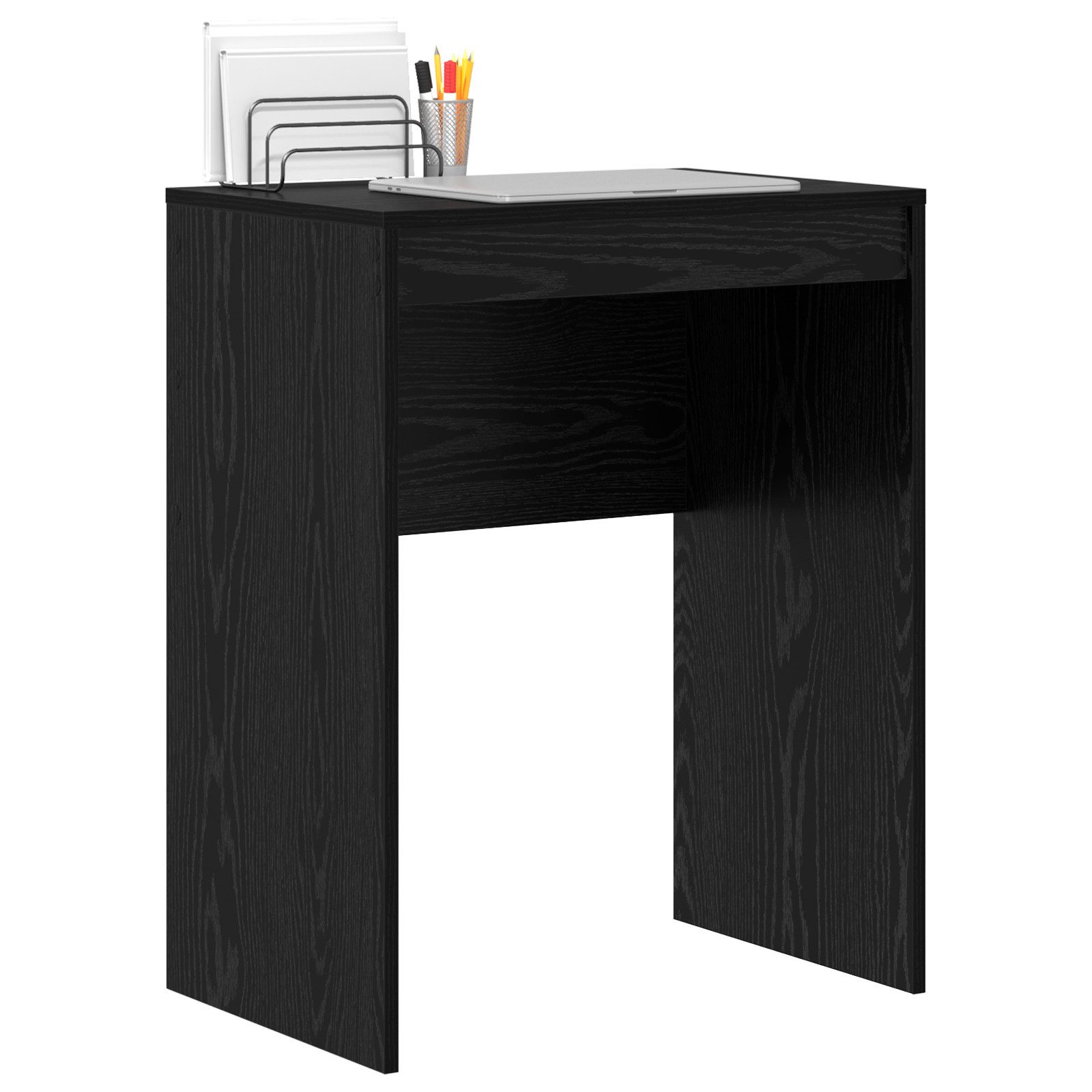 vidaXL Schreibtisch Schreibtisch Schwarzes Eichenholz Holzwerkstoff günstig online kaufen