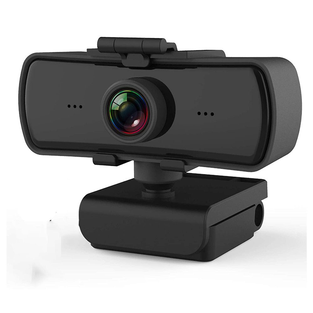 GelldG 1080P Webcam mit Mikrofon, HD PC/Laptop Webkamera, USB 2.0 Plug &  Play Überwachungskamera