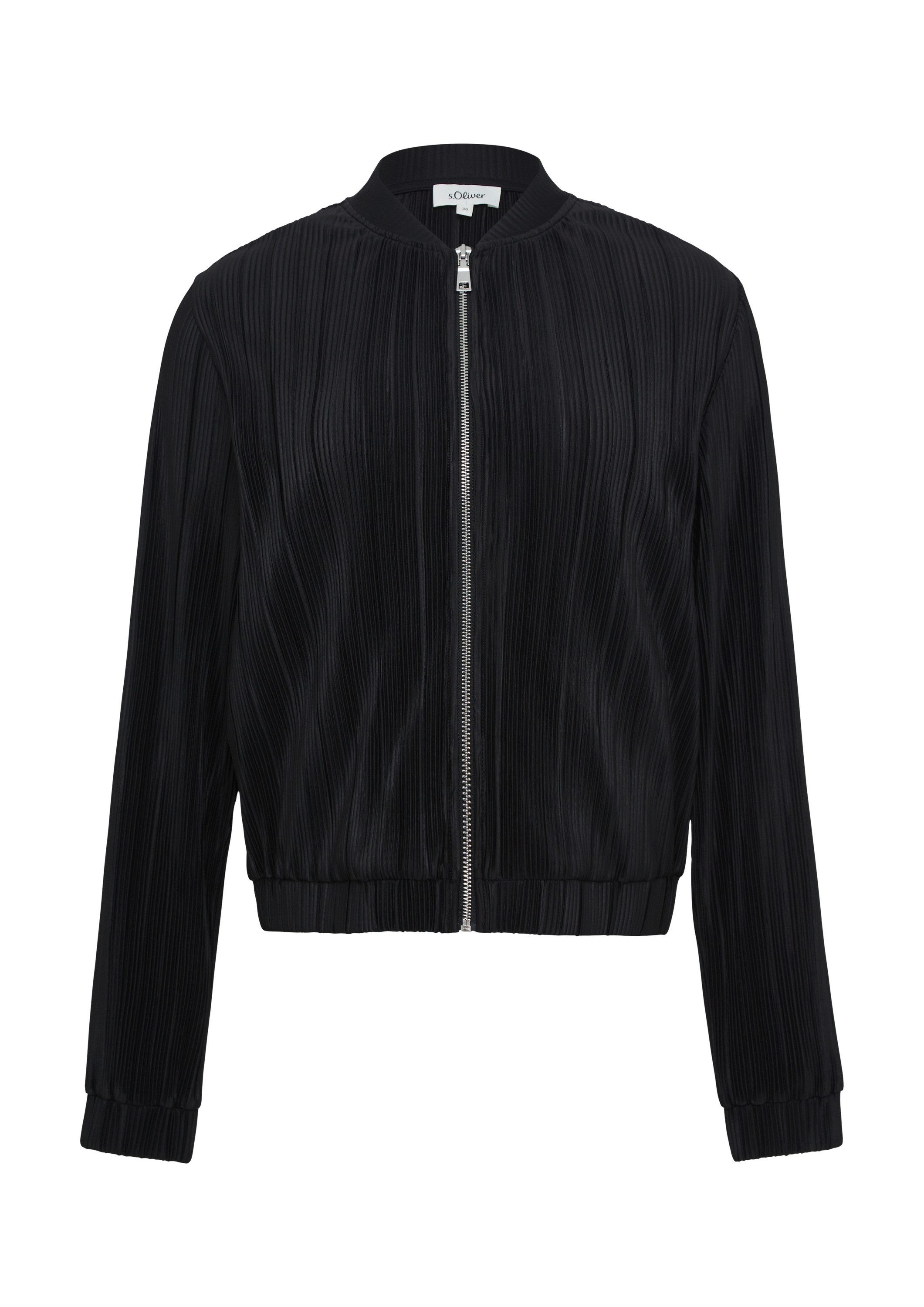 s.Oliver Funktionsjacke T-Shirt Plissierter Blouson im Relaxed Fit günstig online kaufen
