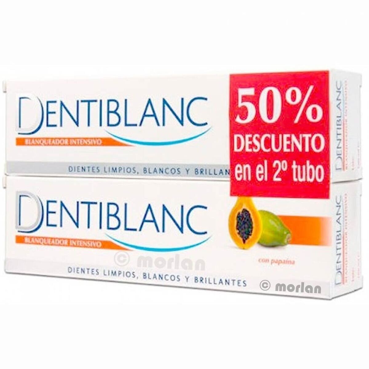 Dentiblanc Zahnpasta DENTIBLANC BLANQUEADOR INTENSIVO mit Papaya
