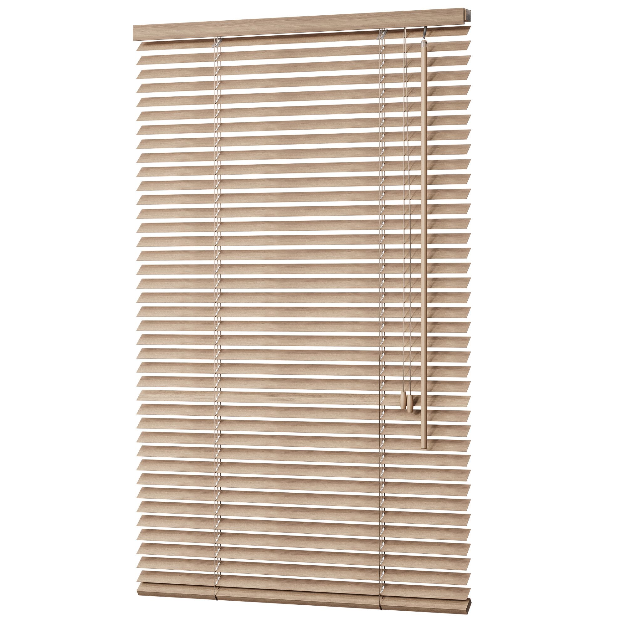 Sekey Jalousie Jalousie Klemmfix ohne Bohren Holzjalousie Holz Rollo Plissee Echtholz, Lamelle 35mm Montage mit Bohren oder ohne Bohren möglich für Fenster