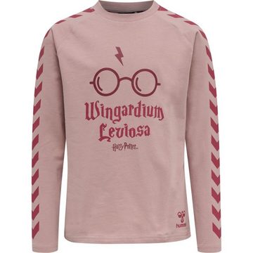 hummel Schlafanzug hmlHARRY POTTER CARO NIGHTSET (Set, 2 tlg., Oberteil und Hose) Chevrons Harry Potter Motiv