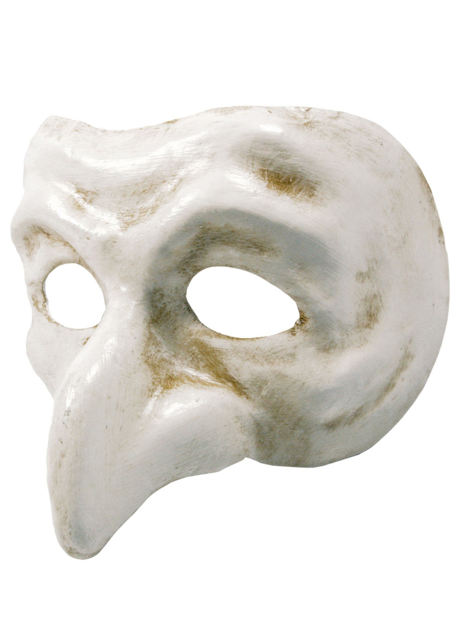 Maskworld Verkleidungsmaske Pulcinella bianco