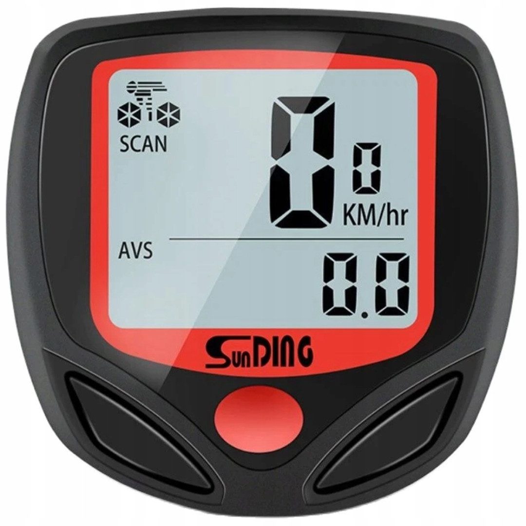 RACEL Fahrradcomputer Fahrradcomputer LCD Tacho Wasserdicht Kabelgebunden Kilometerzähler (1-St), Wasserdicht & präzise