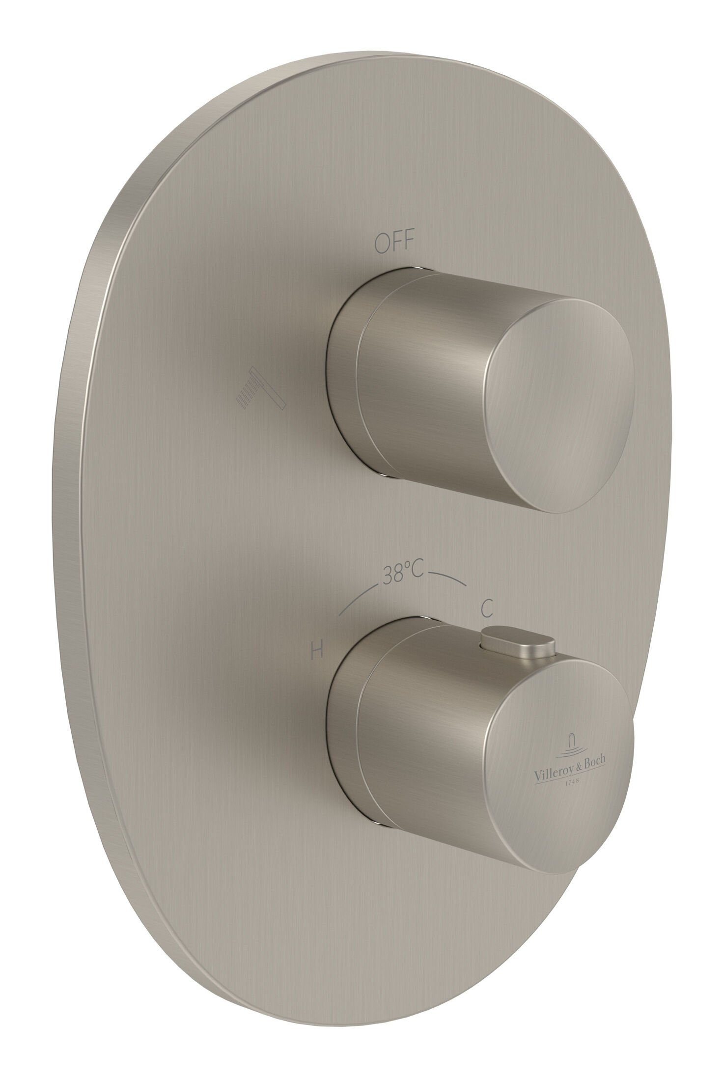 Villeroy & Boch Unterputzarmatur Antao Unterputz-Thermostat, mit Umsteller, Wandmontage
