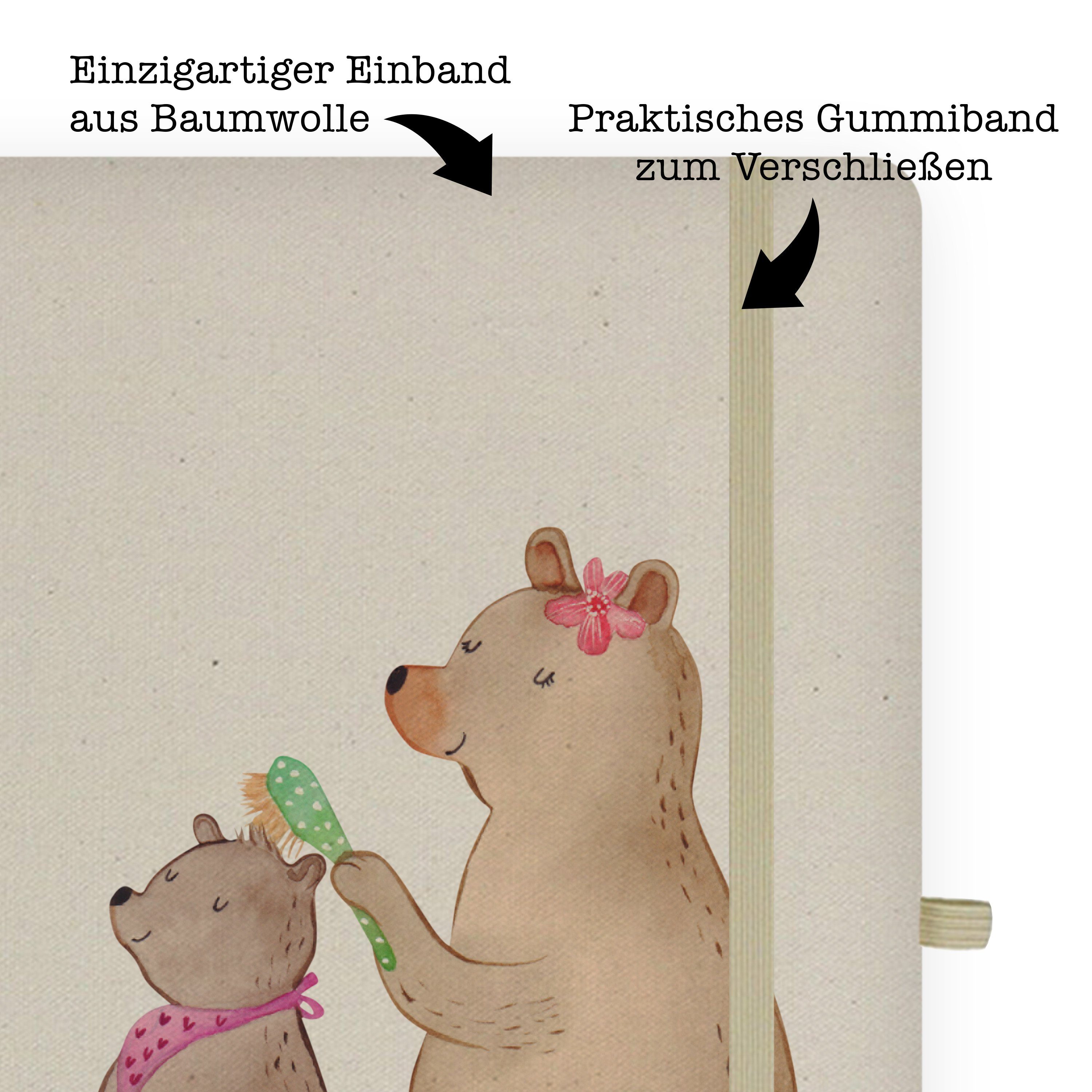 Panda & Notizbuch - Mrs. Schreibbuch, Mr. - mit Mrs. Panda Bär Transparent Mr. Muttertag, Notizh Kind Geschenk, &