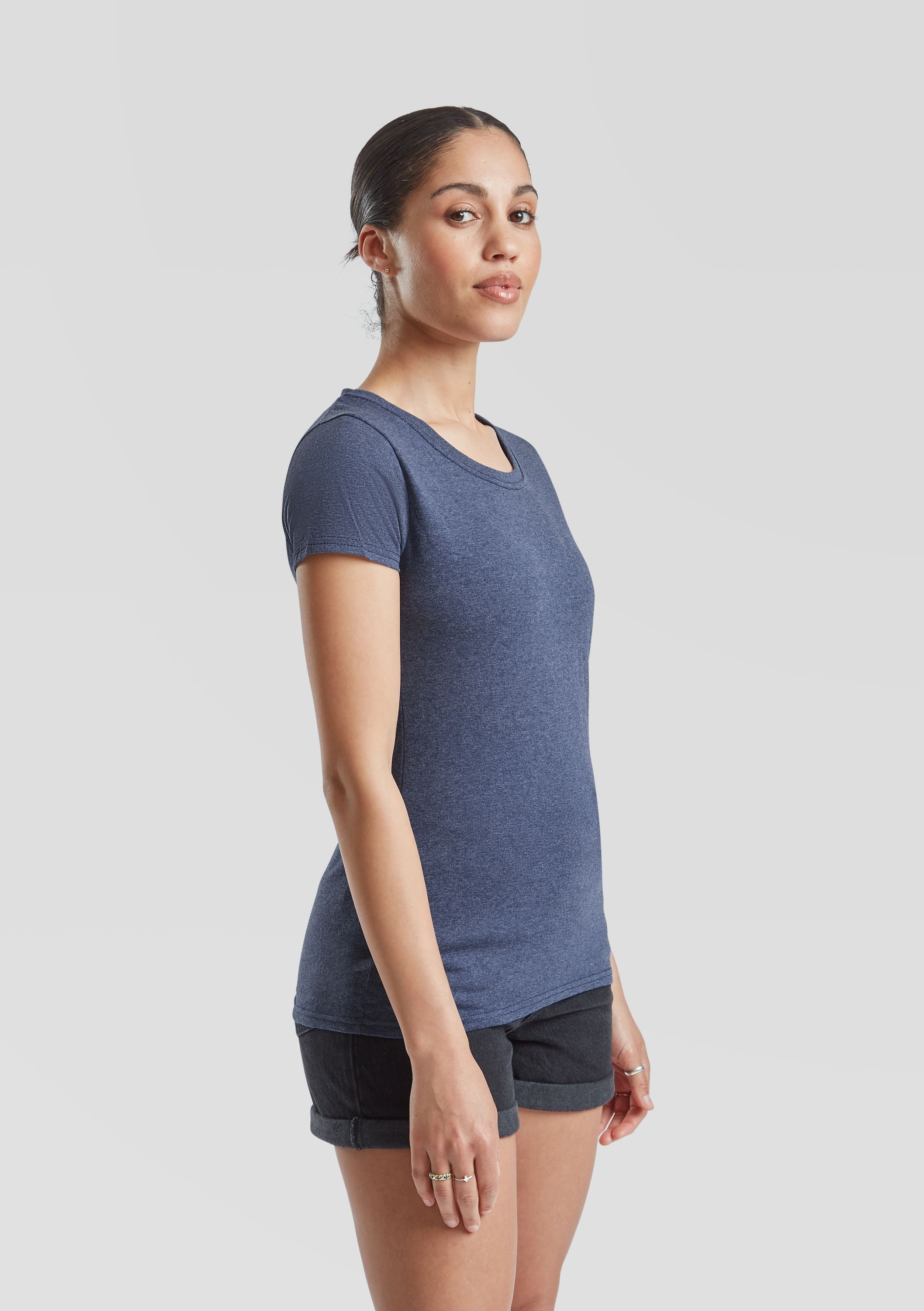 Fruit of the Loom Rundhalsshirt Fruit of the Loom Valueweight T Lady-Fit – Bild 4 von 5