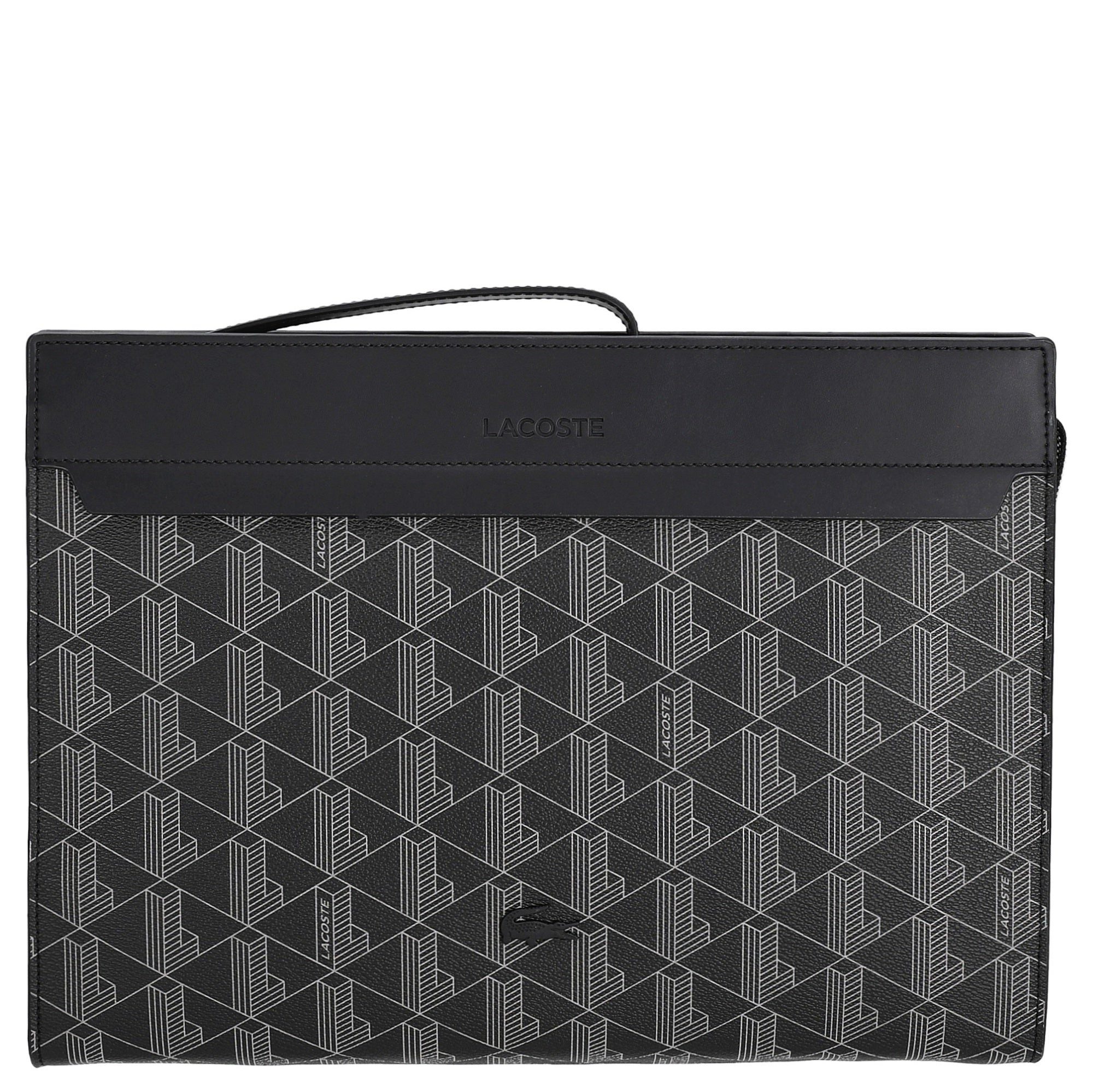 Lacoste Laptoptasche The Blend - Laptoptasche 13" 34.5 cm (monogram noir gris)