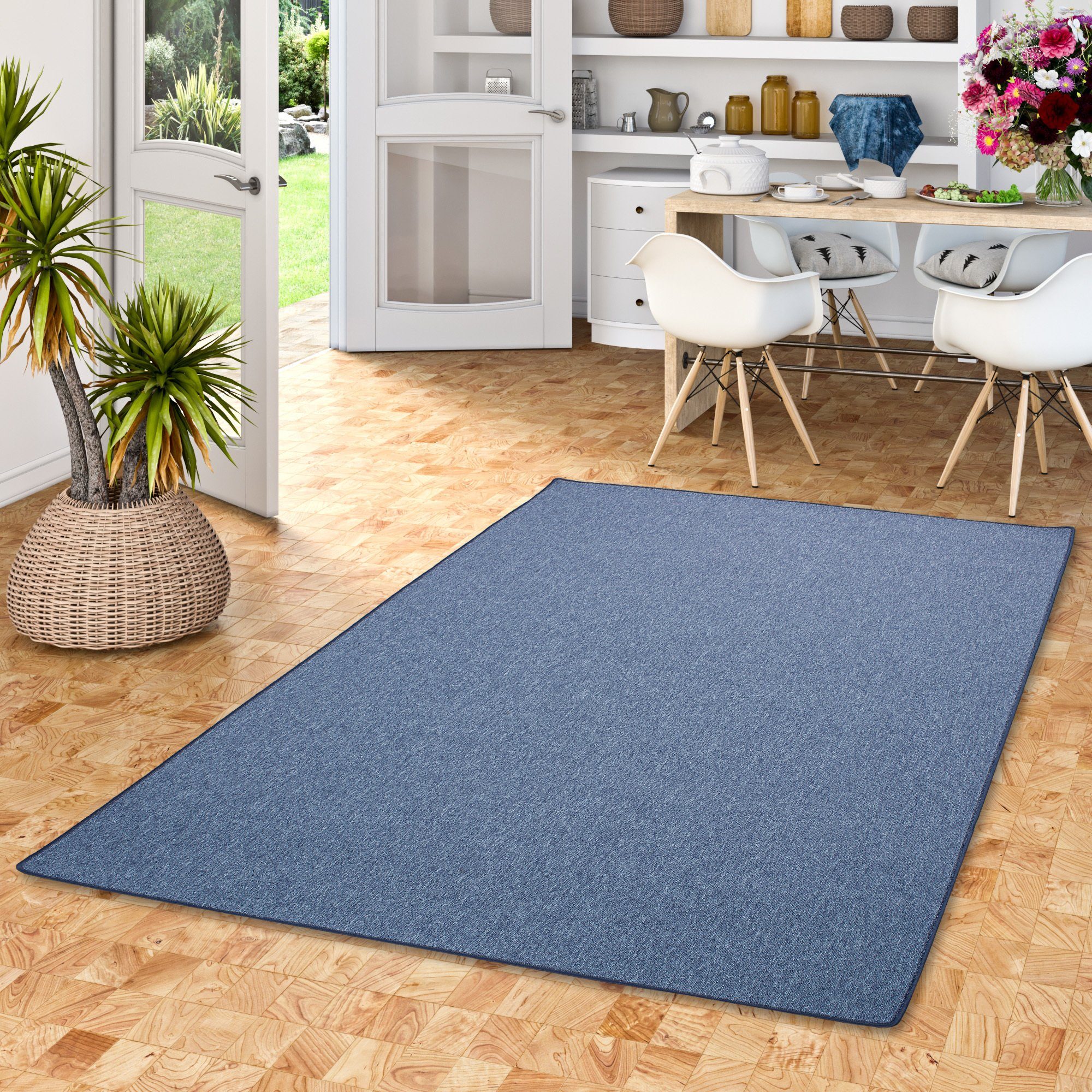 Snapstyle Veloursteppich Feinschlingen Velour Teppich Strong, günstig online kaufen