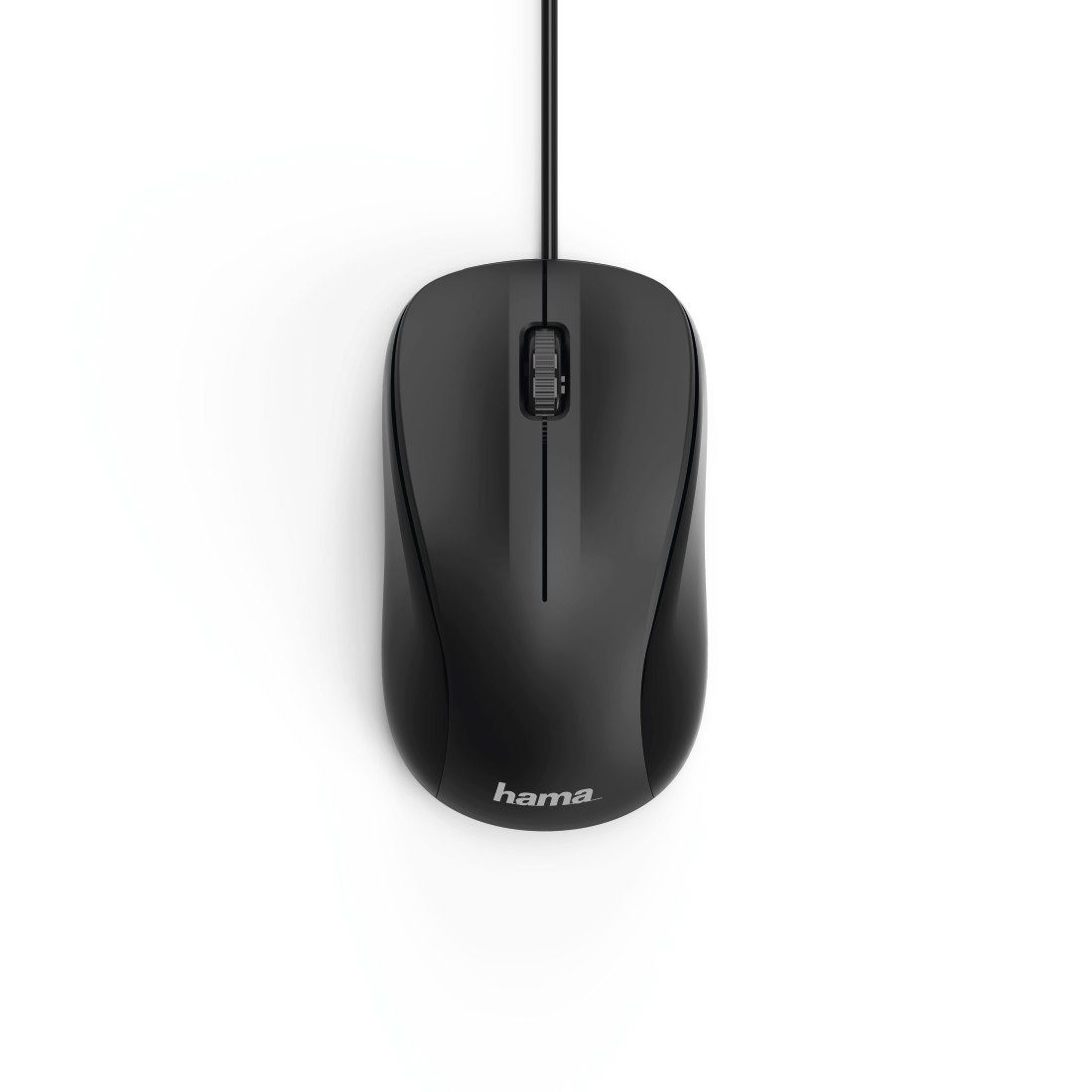 Hama Leise Computermaus mit Kabel, Rechtshänder und Linkshänder Maus Maus (USB, Rechts- und Linkshänder/Standard, Flüsterleise)