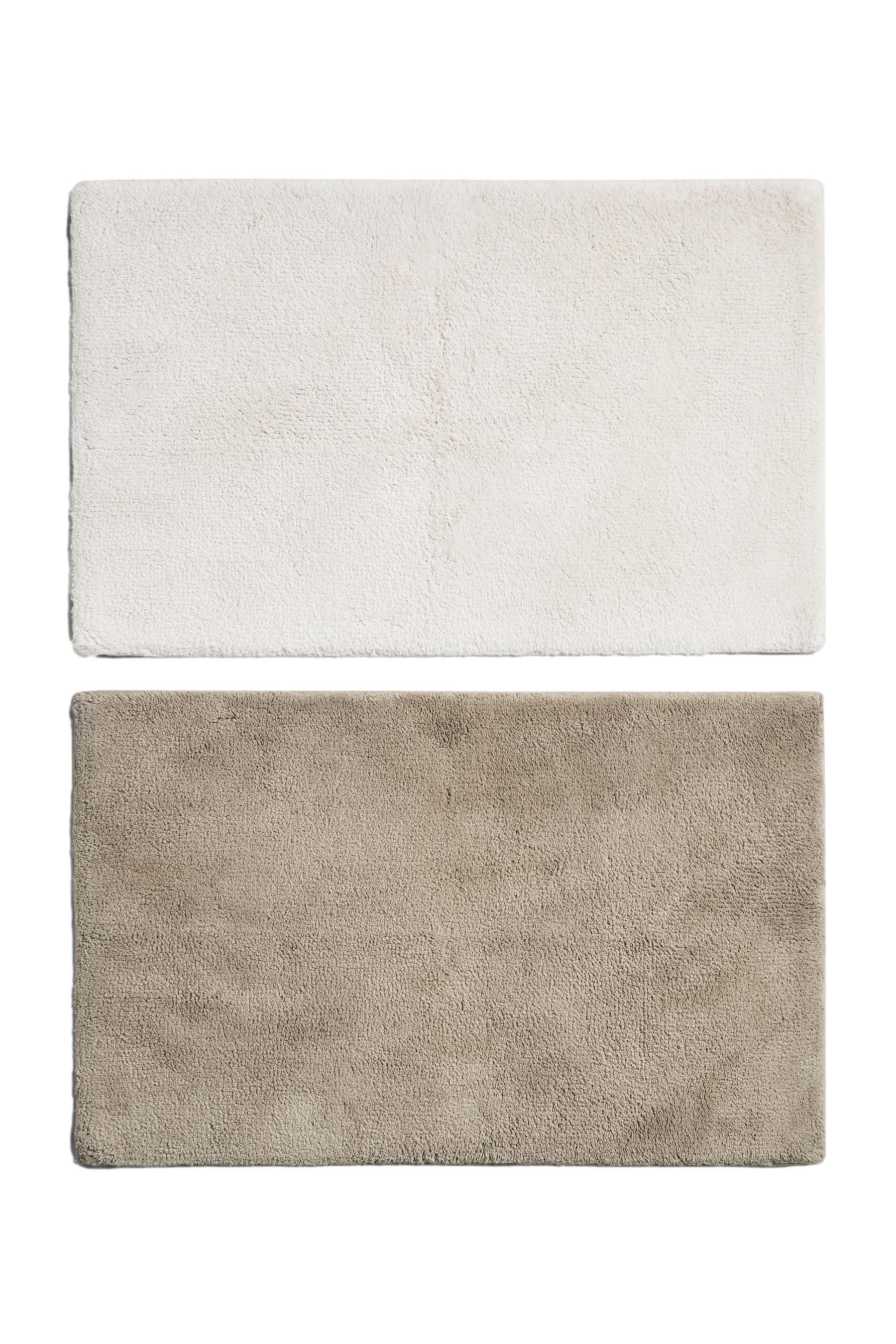Next Badematte Badematten im 2er-Set aus 100% Baumwolle, Höhe 80 mm, Baumwo günstig online kaufen