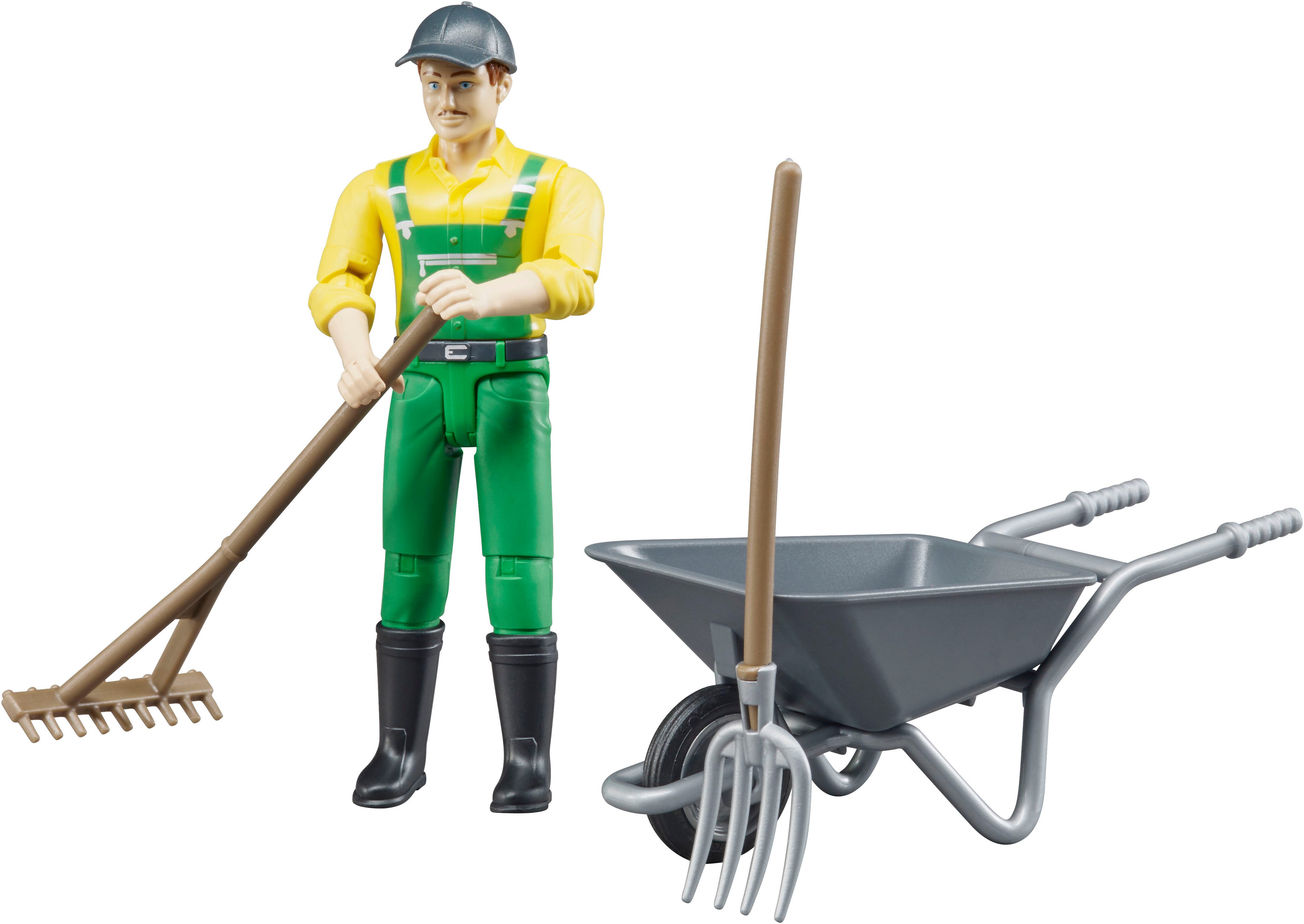 Bruder® Spielfigur bworld Landwirt (62610), Made in Europe