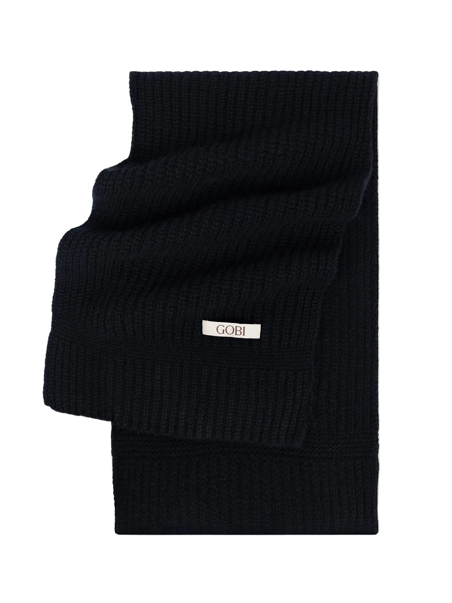 GOBI Cashmere Strickschal Breitgerippter Strickschal