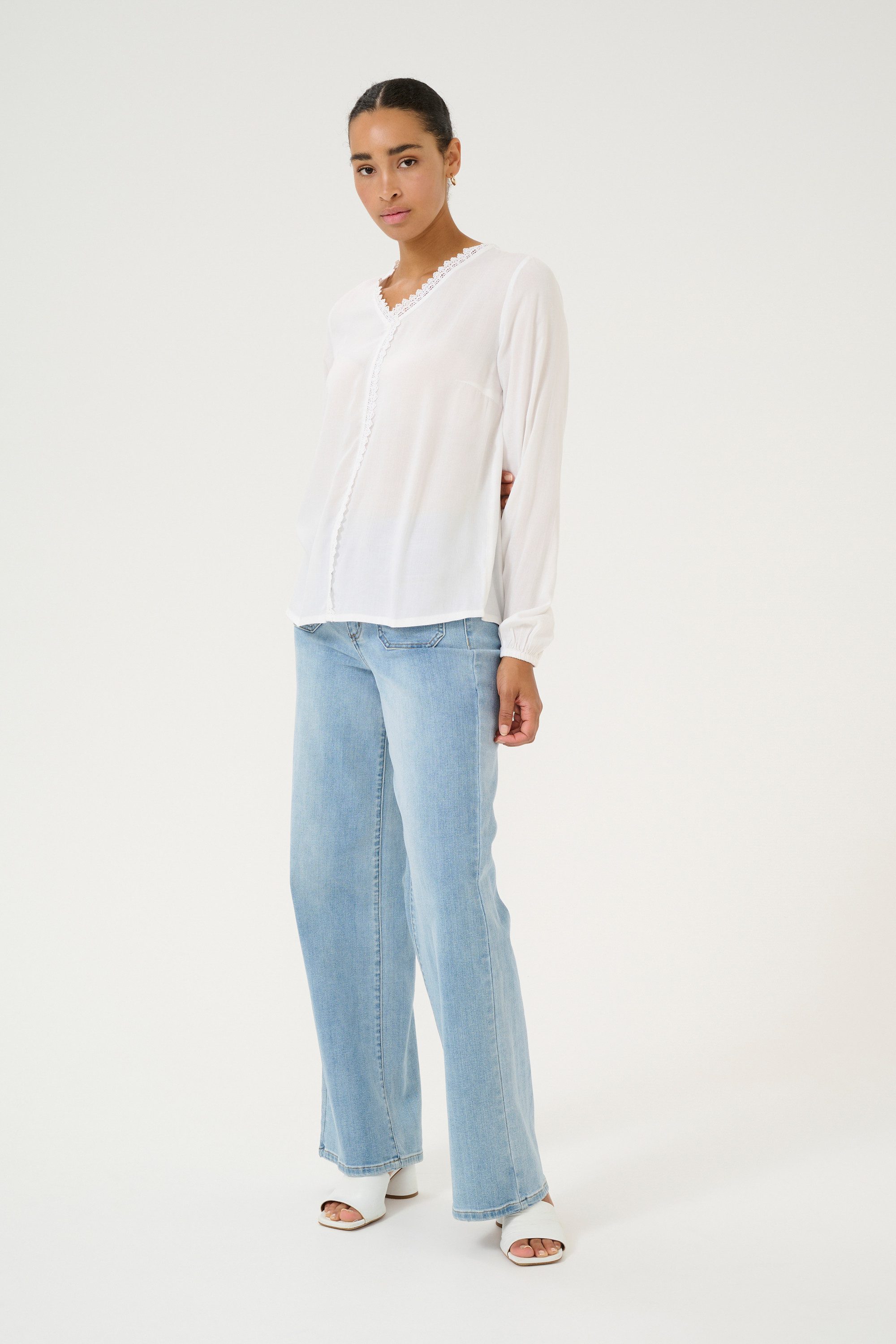 Langarmbluse Langarm-Bluse KAtammie