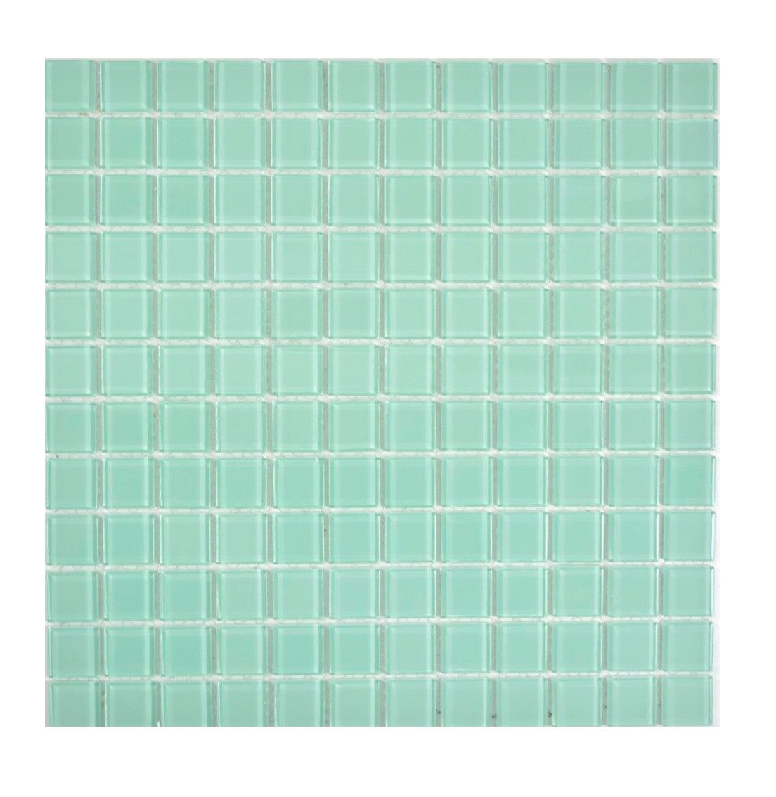 Mosani Mosaikfliesen Mosaikfliese Glasmosaik hellgrün türkis mint Schwimmbadmosaik