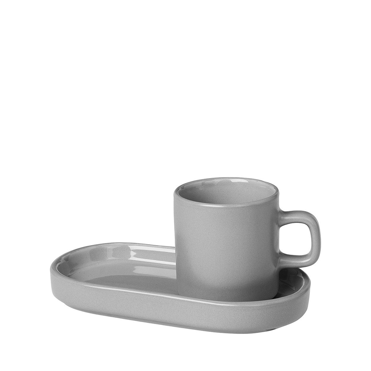 blomus Tasse -PILAR- Keramiktasse, Espressotasse, Kaffeetasse, 2-tlg., Keramik, Hochwertige Keramik, Zeitloses Design, Unikat