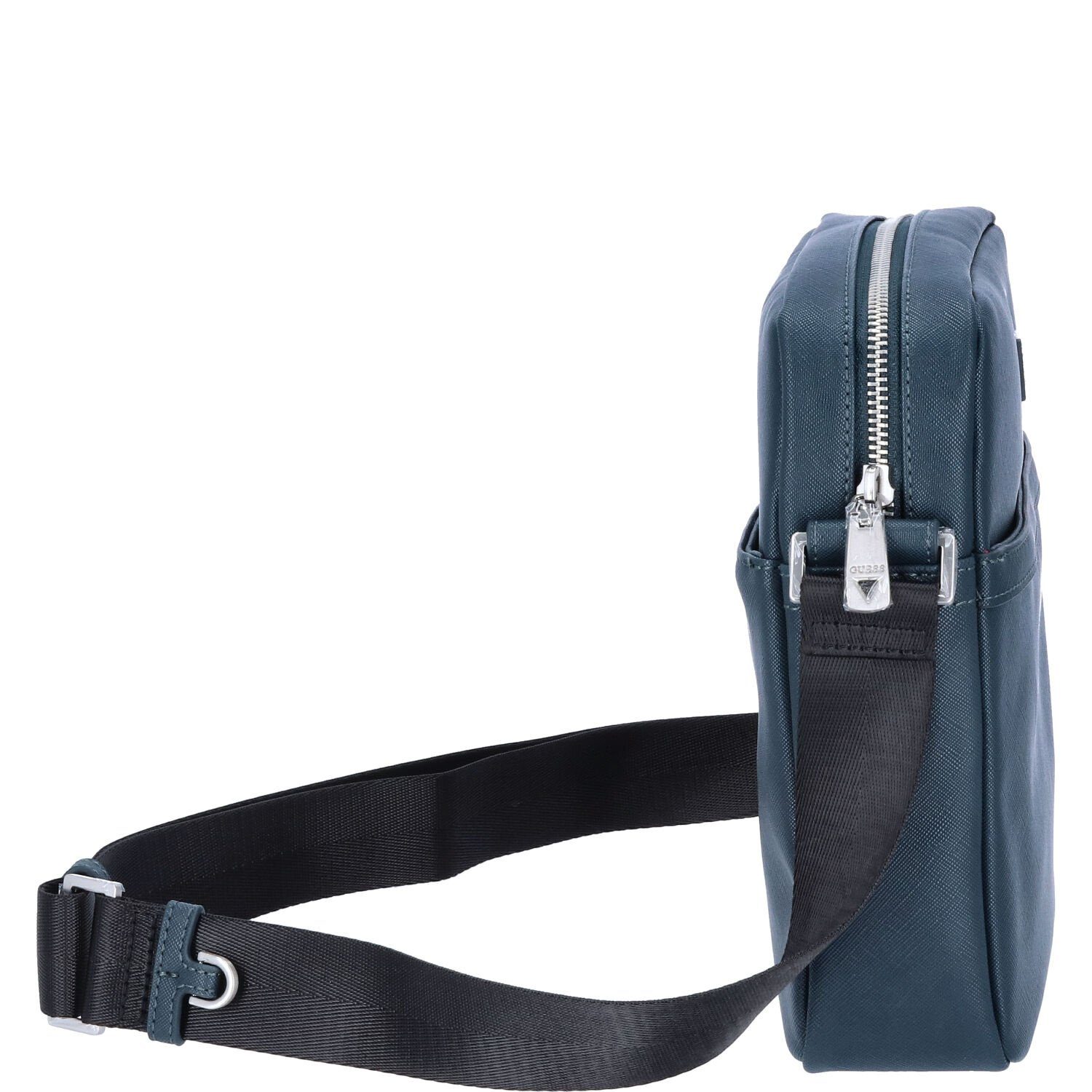 Guess Umhängetasche GUESS Herren Umhängetasche Certosa Saffiano teal (1, 1-tlg., 1)