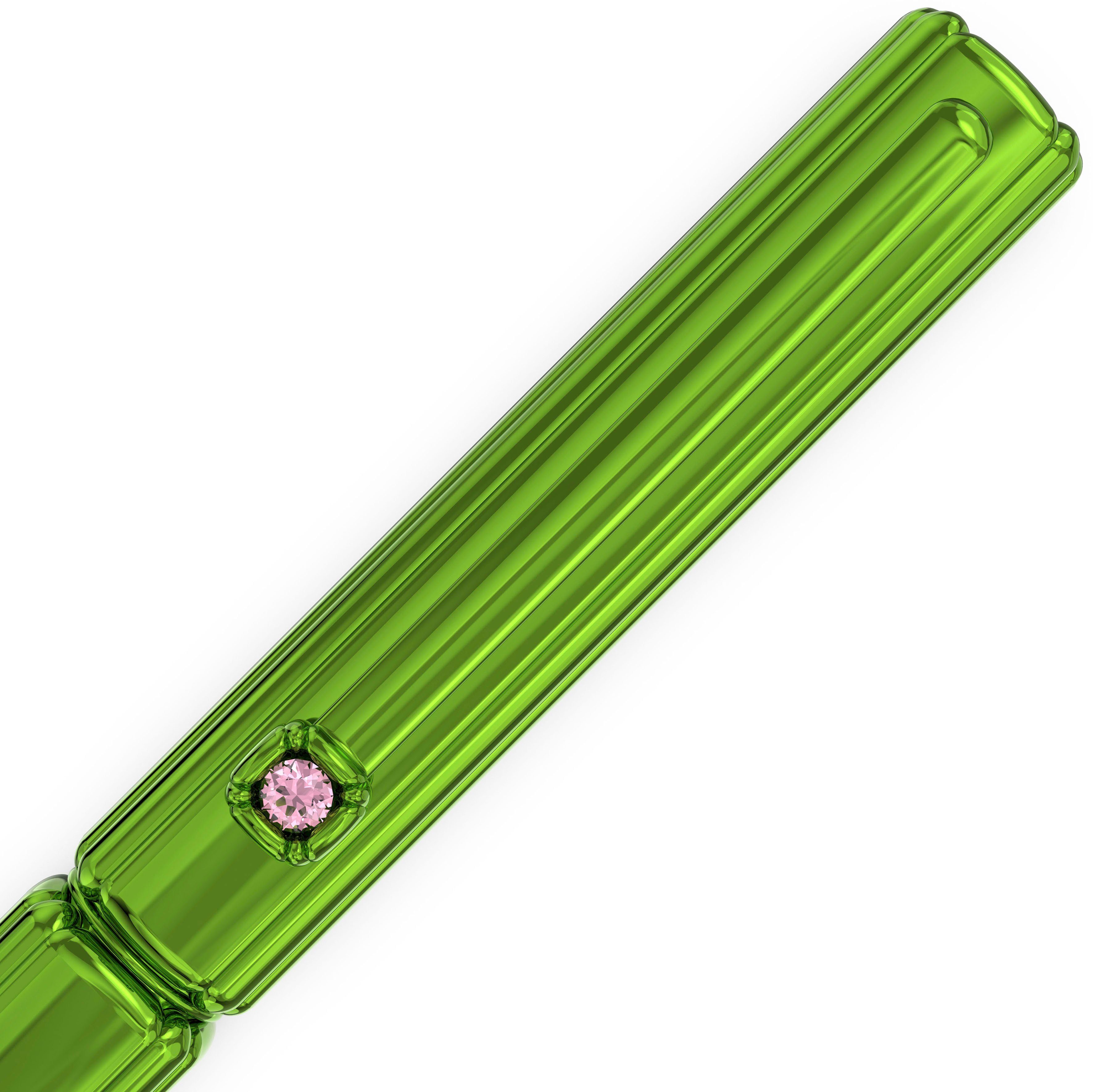 Swarovski Kugelschreiber Dulcis, Kissenschliff, (1-tlg), mit Swarovski® grün Kristallen