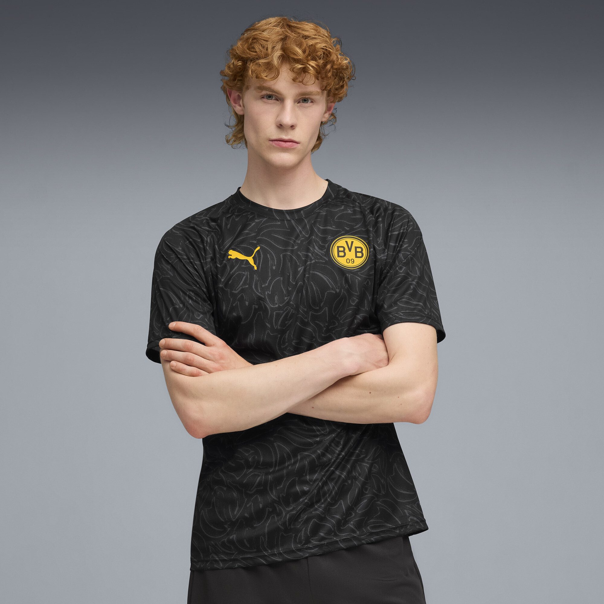 PUMA Trainingsshirt Borussia Dortmund Aufwärmtrikot Herren