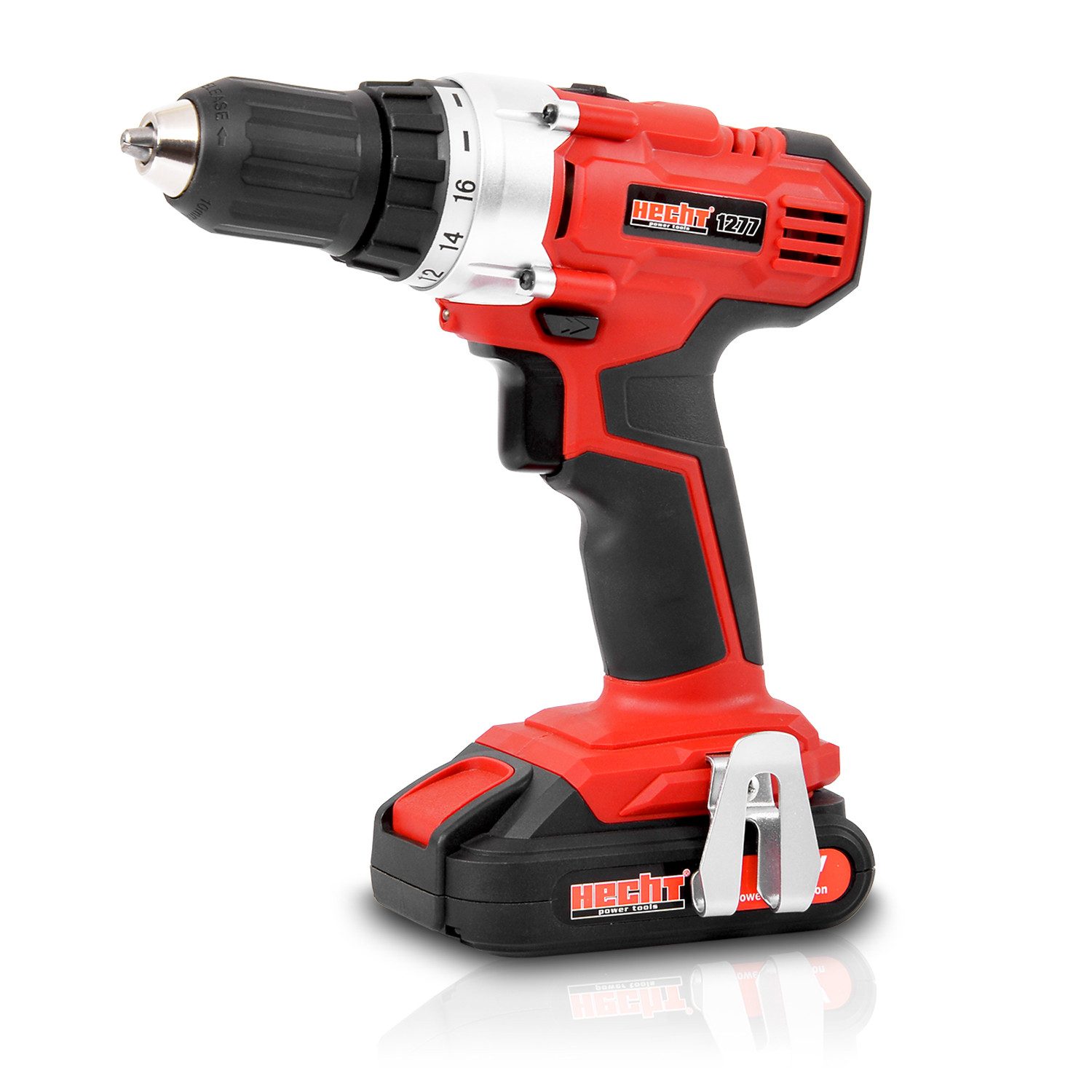 Hecht Akku-Bohrschrauber mit 2x 40V/2Ah Akku Schnellladegerät, 110-240 V, Magnetisch, Transportkoffer