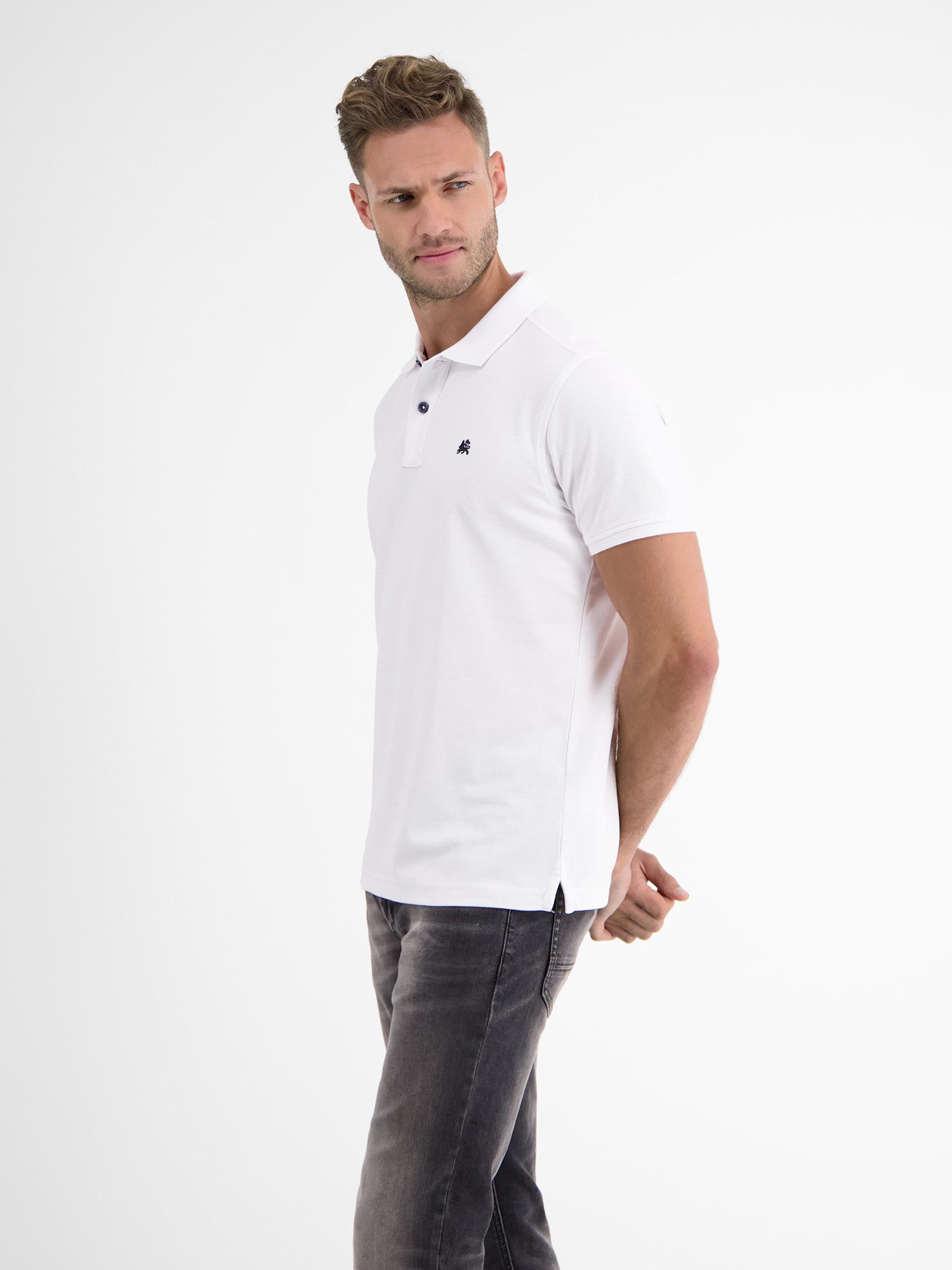 LERROS Poloshirt COOL & DRY mit Logo-Stickerei