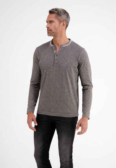 LERROS Sweatshirt LERROS Serafinoshirt mit Fineliner-Streifen