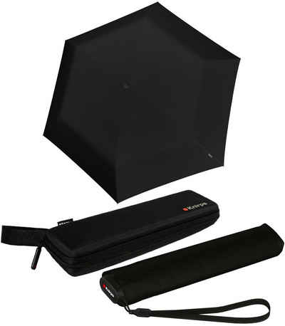 Knirps® Taschenregenschirm US.050 Ultra Light Slim Manual im stabilen Etui, extrem leicht und super kompakt